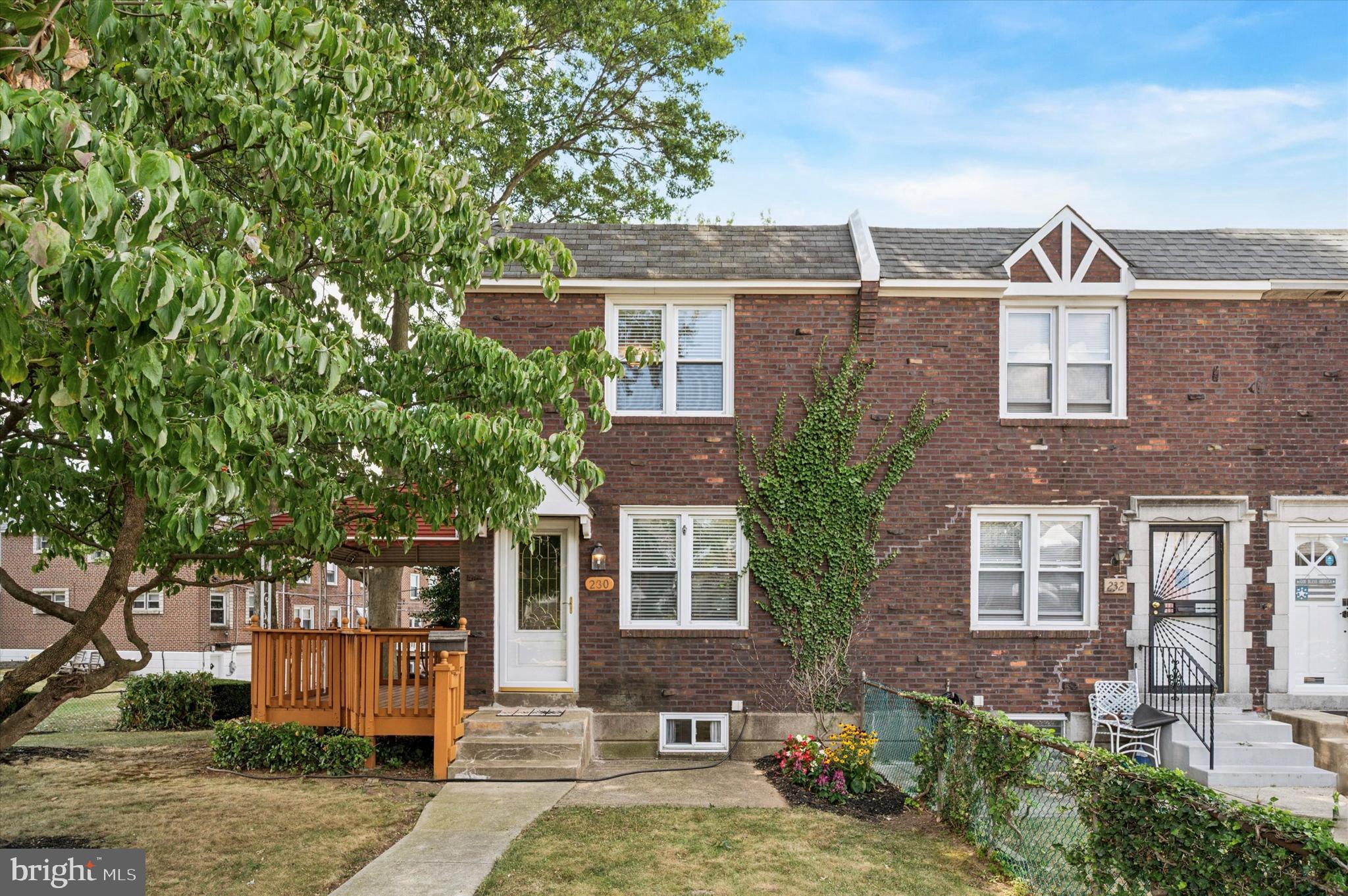 Wow!! This Westbrook Park home has been meticulously maintained! This fully fenced, brick, end/corner row has lots of beautiful, mature trees and shrubs, a side deck, an updated kitchen, a fully finished, walk-out basement with another ceramic tile full bath with a big soaking tub, a living area with bay window and an outside entrance to a private 2-car driveway and yet another fenced yard with a shed across the driveway.....all for $289,900! This is the best bang for the buck right now in all of Westbrook Park! The updated kitchen has granite countertops with a backsplash, recessed lights and has been opened up into the dining area. The beautifully finished, above-grade, lower level/basement gives you a whole extra floor of living space! It is light and bright since its above grade and includes a living area with a large window overlooking the rear yard as well as a bedroom and a beautiful full bathroom. Washer and dryer (both included) are tucked away along with a laundry tub. The 2nd floor has 3 bedrooms and a full hall bath, but this level is almost never used. The central air is brand new (less than a month old) and the ,water heater was replaced in 2022. The roof has approximately 7 years of remaining useful life. Pride of ownership is so obvious in this home! Neat and tidy throughout with beautiful curb appeal, and all the systems have been well maintained. The most extensive one year Home Warrany with American Home Shield (the "Shield Complete") is also included! Come check it out!This lot is just beautiful and not very common! This one definitely wont last!