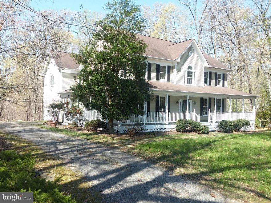 MAKE OFFER! Grand Victorian in excellent condition on 3 acres.  New paint/carpet.  Refinished hardwoods.  Eat-in kitchen with granite.  Cathedral ceiling in master with skylights, walk-in closet/luxury bath.  2nd stair case to huge bonus room with bath. Partially finished basement has carpet and hardwood with pool-table and wood stove.  Small stream runs over end of lot.  Shed has electricity.