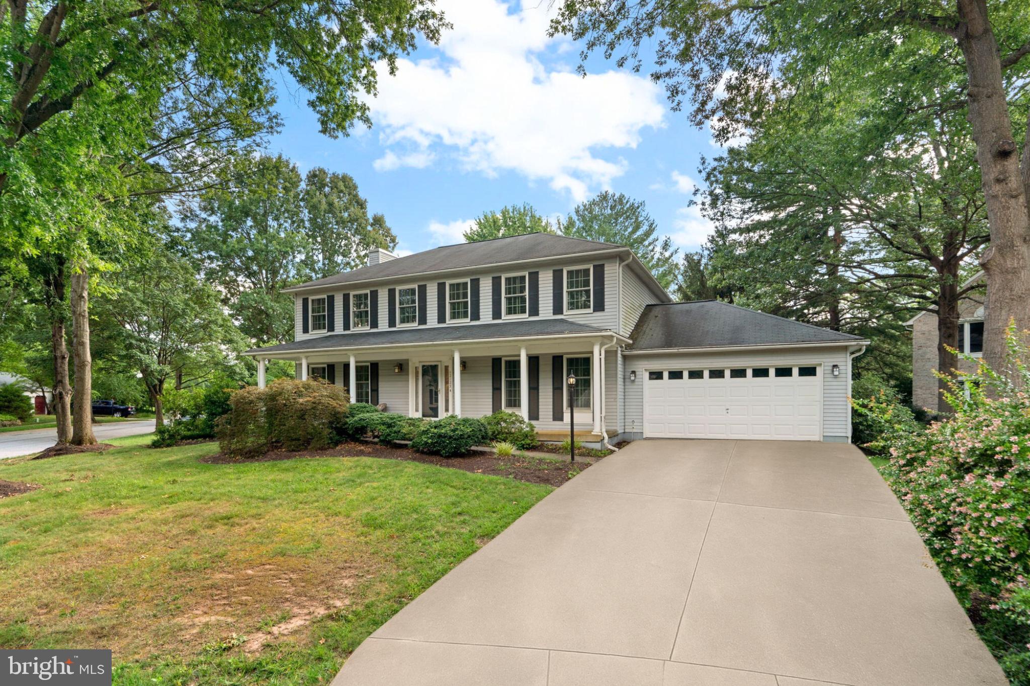 Welcome to your dream home! Nestled on a peaceful cul-de-sac, this beautifully appointed single-family residence offers 5 spacious bedrooms - all conveniently located upstairs - and 2.5 baths. A covered front porch welcomes guests as they enter the foyer featuring Canadian hardwood floors flanked by a large living room and formal dining room. Head straight back to the heart of the home and find the family room featuring a beautiful custom designed gas fireplace with stacked stoned surround. Built-in shelving finishes the space for added function. A French door opens to the Trex deck, flagstone patio and lush landscaping in the backyard where wildlife is abundant. In the kitchen you will find top of the line, Kitchen Aid stainless steel appliances (2024) and a large eat in area. The washer and dryer (2023) are conveniently located off the kitchen, where a half bath can be found. The hardwood flooring continues up the custom designed staircase and to the unusually large upper level with 5 full bedrooms. The primary suite is quite spacious with a large walk-in closet, dressing area, and a full bath. The hall bath has been completely and tastefully remodeled. One of the most outstanding features of this home is the custom-built wine room on the lower level with built in shelving and black iron racks. New carpet was installed in the basement in 2025 and there's plenty of room for additional storage.Whether you’re relaxing by the fire or enjoying a glass of wine with friends, this home delivers the perfect setting. Located in a desirable neighborhood with a sense of community and privacy, this home combines style, function, and a warm ambiance you’ll love coming home to.
Columbia Association Amenities include: 23 outdoor pools, indoor pool, Splash Down, 3 full gyms with childcare, saunas, ice skating, roller skating, tennis courts, pickleball courts, mini golf, batting cages, art center, teen center, summer camps, youth programs, community classes & more!