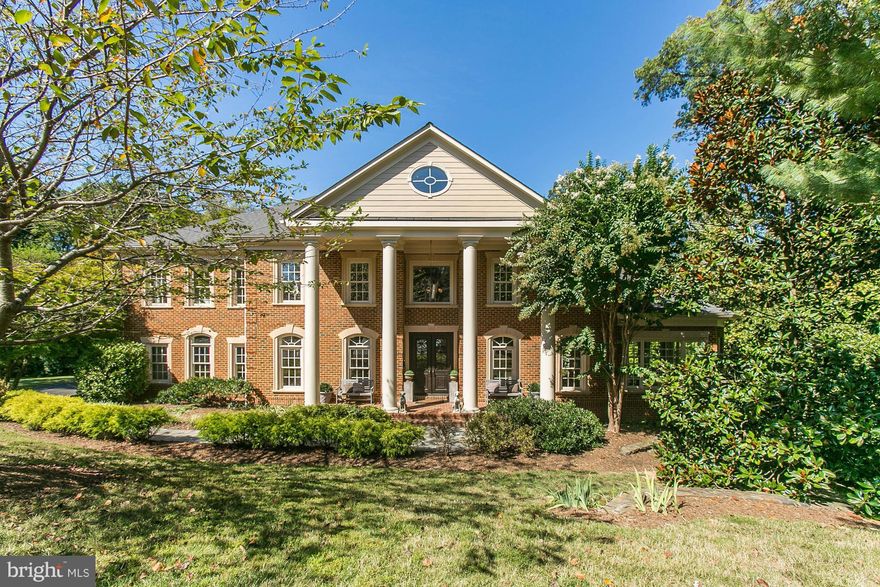 Country living inside the Beltway!  This beautiful home boasts over 9,000 sq. ft. of living area and has it all:  4 BR, 4.5 BA, 4 Fireplaces, HW Floors, Huge Gourmet Kitchen and Fully Finished Basement perfect for entertaining.  All will enjoy the pool with spa and sprawling patio. The 1+ acre lot offers privacy but still w/in easy commute of Arlington, DC, Tysons. Adjacent 1.55 acre lot for sale.