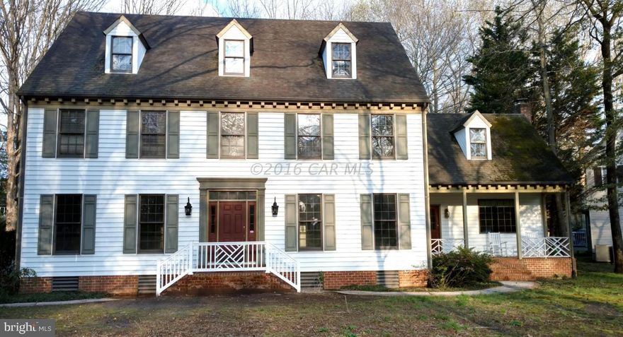 Estate Sale in West Nithsdale.  Large rooms, hardwood flooring on first floor, stairs and 2nd floor hallway.  First floor features 9 ft ceilings, brick porch off kitchen, beautiful fireplace in family room and wide crown moldings, chair railing and wide baseboard molding.  New Chippendale railing being installed this week on front steps.  Great opportunity at price.