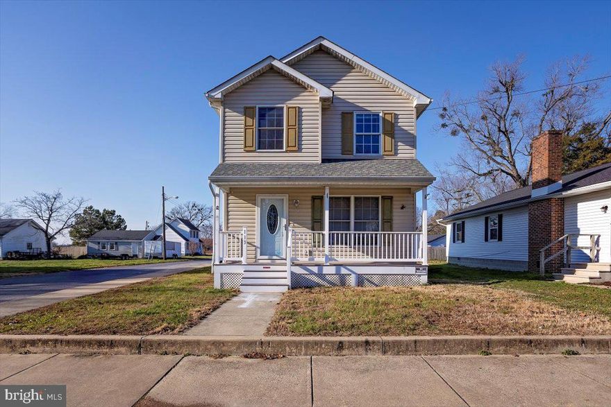 The lovely two-story colonial is beautifully situated on a corner lot in the vibrant town of Vienna, Maryland. This home is not just a residence; it's a lifestyle choice for those seeking comfort, convenience, and charm.

**Property Highlights:**

- **Spacious and Inviting:** With 3 bedrooms and 2.5 baths, this home is perfectly sized for comfort and ease of living.
- **Chef's Delight Kitchen:** The kitchen, featuring a center island, is a culinary haven for cooking enthusiasts. 🍳🥘
- **Cozy Breakfast Nook:** Enjoy peaceful mornings in the breakfast nook, enhanced by the ambiance of a gas fireplace. 🔥☕
- **Fresh Ambiance:** Freshly painted walls provide a clean, modern canvas for your personal decor. 🖌️🎨
- **Outdoor Living:** The fenced rear yard and deck are ideal for private outdoor enjoyment, while off-street parking adds to the convenience. 🌳🌷
- **Low Maintenance:** This home is a fantastic choice for first-time buyers seeking a low-maintenance lifestyle. 🛠️🏡

**Financial Advantages:**

- **Affordable Taxes:** With annual taxes around $2,600, this home is both a smart and economical choice. 💰📉
- **Essential Utilities:** Benefit from town water and sewer services, along with central air conditioning for year-round comfort. 💧❄️

**Why This Home Is Perfect for You:**

- **Build Equity:** Transition from renting to owning and start building your personal equity. 📈🏠
- **Stability & Personalization:** Enjoy the stability of homeownership and the freedom to customize your space. 🖼️🔑
- **Community Connection:** Be part of a friendly and welcoming community, close to local amenities. 👋🌇

**Location Benefits:**

This home's location in Vienna offers a blend of small-town charm and convenient access to local attractions and necessities.  22 miles to Salisbury, MD  36 miles to Easton, MD and about a 52 minute drive to Ocean City, MD
