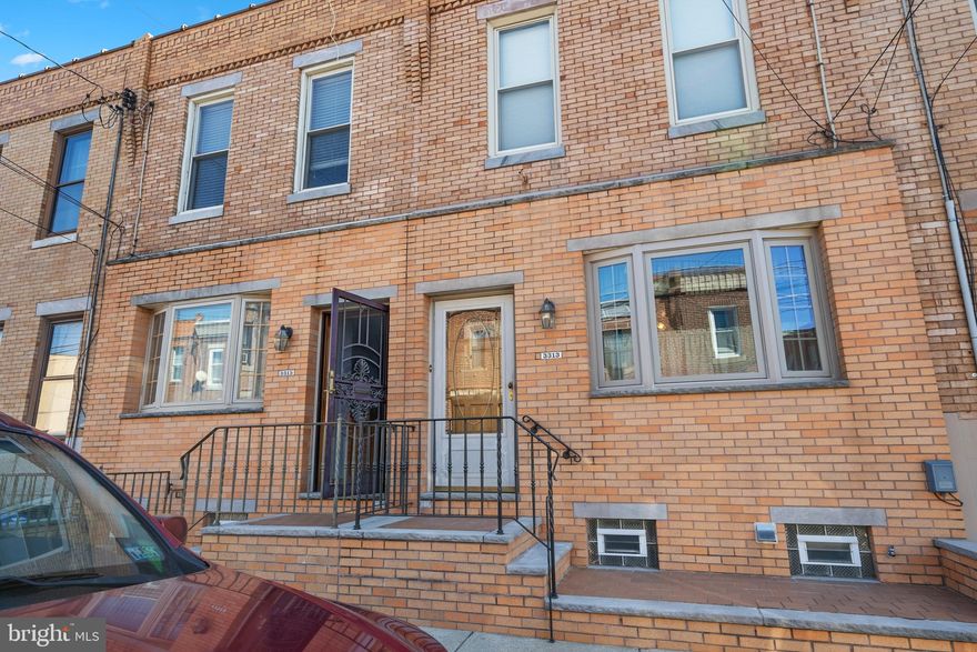 WOW! Great opportunity in the Port Richmond section of Philadelphia. This two story row home on desirable Edgemont street has everything you need. Upon entering the house you have an oversized living room with great high ceilings. As you walk through the living room you enter the large dining room perfect for hosting guests. Continue towards the back of the home and you enter the kitchen with views of the backyard with the bonus of a 2 - car garage with a half bath connected. Upstairs has 3 generous size bedrooms with a very large bathroom. Don't miss out and make your appointment today!