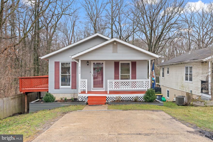 Featuring nearly 2,000 square feet, this beautiful 3-bedroom, 2 full-bath home is located in the heart of downtown Old Bowie, offering the perfect blend of classic charm and modern updates. A fantastic commuter-friendly location with no HOA, providing added flexibility and freedom.
The home offers a spacious eat-in kitchen, an open living/family room, a fully finished basement, an entertainment deck, and a welcoming front porch, providing plenty of space for everyday living and entertaining. The primary bedroom features a walk-in closet and bright windows, while the two additional bedrooms are generously sized with ample closet space.
The open living/family room showcases gleaming floors and a French door leading to an oversized entertainment deck that overlooks trees and nature, offering added privacy. The kitchen is filled with natural light and features a stainless steel refrigerator, flat-surface stove, eat-in table space, and beautifully stained hardwood floors. Linen and coat closets provide additional storage.
The fully fenced backyard is perfect for outdoor entertaining, gardening, or relaxing. A new rear gate opens to scenic views, and a privacy fence on the right-hand side adds extra seclusion. The finished basement includes a spacious family room and a full bath, offering excellent bonus living space.
Recent upgrades include a newer HVAC system, newer hot water heater, newer stainless steel stove and refrigerator, fresh paint throughout, refinished hardwood floors, and a freshly stained deck and front porch.
This home is priced to sell and won’t last long. Take advantage of this opportunity before it’s gone.