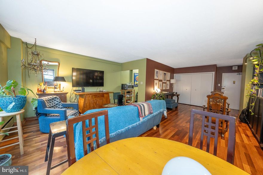 Wonderful, bright, extra-large one-bedroom, one-bath residence located at the iconic 2101 Cooperative, Philadelphia’s first cooperative building, ideally situated at the corner of 21st and Walnut Streets in the heart of Rittenhouse Square. This 732 square foot unit features beautiful hardwood floors that flow throughout the open living space, a functional galley kitchen, and an oversized bedroom. A full bathroom completes the unit, which overlooks 21st Street and enjoys excellent natural light. This premier Center City location offers unparalleled access to the city’s finest dining, shopping, and cultural attractions. The 2101 Cooperative provides exceptional amenities including 24-hour security and doorman service, on-site management and maintenance, a stunning rooftop garden and sun deck with breathtaking city views, laundry facilities, bike rooms, and a guest suite. Valet parking is available for an additional $90 per month. The monthly cooperative fee includes almost everything: all utilities (electric, heat, air conditioning, and water), basic cable, real estate taxes, and a comprehensive maintenance package. Pets permitted include up to two cats, as well as caged birds and fish. No real estate transfer tax or title insurance required. CASH SALES ONLY. No rentals permitted. Experience effortless city living with the ability to step outside your door and enjoy world-class restaurants, upscale shopping, and all the conveniences of this highly sought-after Rittenhouse Square neighborhood.