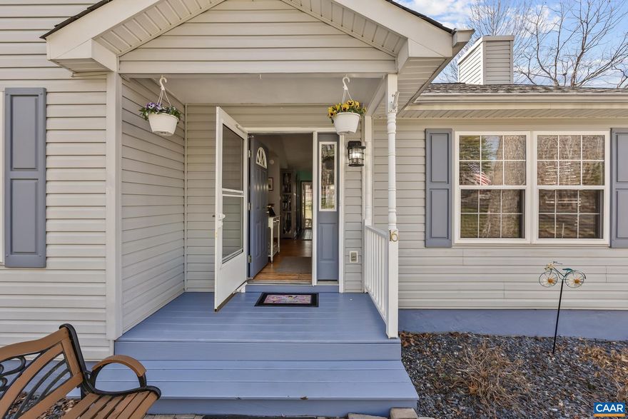 Beautiful move in ready Ranch Style home tucked away on a quiet cul de sac.  This 3bed 2.5 bath home offers easy one level living with a functional layout. Enjoy the vaulted ceilings while sitting in front of the cozy wood burning fireplace.  The finished basement offers a family room and 1/2 bath. An oversized 2 car garage has extra cabinets for added storage. The screened porch is perfect for relaxing and taking in the evening sunsets. This home is situated on a fenced, landscaped lot that combines comfort, privacy and charm as well as added enjoyment for pets and family. This desirable Lake Monticello Community offers amenities galore golf, tennis, basketball, pool to name a few. A quick drive to Pan tops in Charlottesville. Upgrades in the last few years include Screened in Porch, carpet, paint. The kitchen appliances to include the refrigerator, stove and dishwasher are 1 year old.  Roof is approximately 7 years old. A fantastic opportunity in a sought after location. Quick close possible,Formica Counter,Painted Cabinets,Wood Cabinets,Fireplace in Living Room