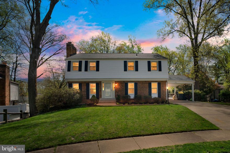 Beautifully updated 6BR, 3.5BA colonial on a premium 1/3-acre cul-de-sac lot featuring a spacious open-concept layout, remodeled kitchen with quartz counters and stainless appliances, hardwood floors on the main level, a huge primary suite with fireplace and large closets, fully finished basement, stunning multi-level deck with wooded views, fenced yard, updated bathrooms, and a 2-year-old roof—offering the perfect blend of space, style, and location in the heart of Burke.