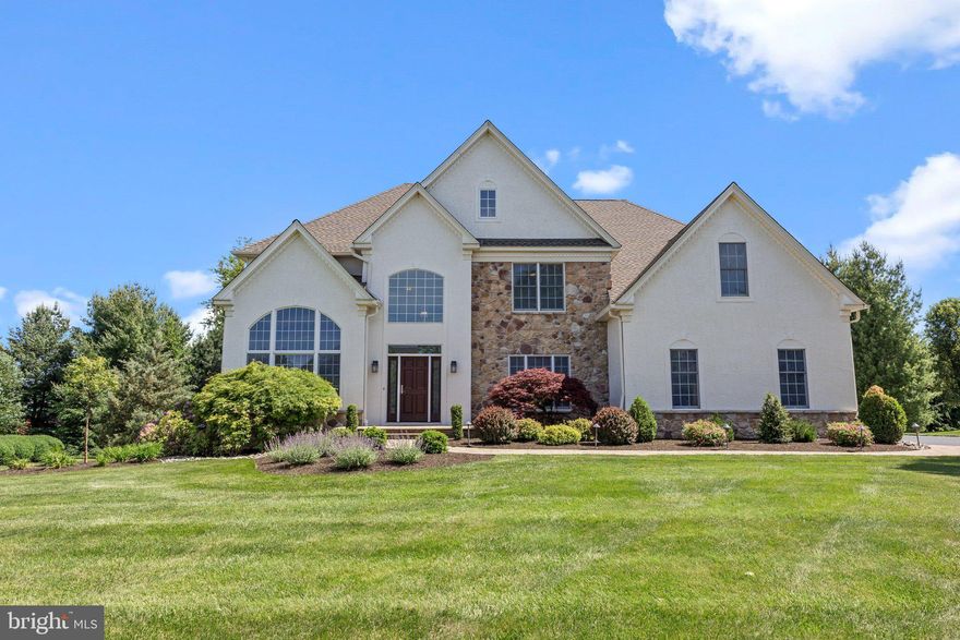 Multiple offers received. Offers due by June 11 at noon.


Showings starting  at open house on Sunday June 9 from 1:00 to 4:00


Situated on a private cul-de-sac in Newtown’s upscale community, St. Andrews Briar, is this impressive center hall Colonial. Thoughtfully designed landscaping, surrounding a paver walkway, entices you inside. Upon entering this home, you are met by a 2-story foyer, with gleaming hardwood floors, sunlit by many oversized windows. The formal living room is well appointed sharing the same 2-story ceilings as the foyer and highlighted by nearly floor to ceiling windows.  The formal dining room is spacious enough for your beloved dining room set. Entertaining guests is seamless in the adjacent eat-in kitchen. Any discerning chef would appreciate this space, with its 42” cabinets, double wall oven, gas cooktop and loads of prep space atop beautiful Quartz countertops. There is even a breakfast “bar” adjoining the large island. Enjoy those more casual meals in the breakfast room that features sliding doors to the expansive rear Trex  deck. Often the hub of the home, the family room is located just off the kitchen and features a lovely gas fireplace with tiled surround. Loads of natural light is a recurring theme throughout the entire main floor. Additional highlights include an ample sized bonus room/office, a powder room for guests and a well-planned mudroom with custom built-ins and access to the 3-car attached garage. A convenient second/split staircase provides further access to the upper level. The primary suite is accessible through double doors and will serve as a tranquil getaway to relax at days end. The extra deep tray ceiling gives this room a cathedral-like feel. This room features an adjoining sitting room which could be used as an office, lounge or even a private exercise room. The en suite bath consists of a sizable dual vanity with plenty of storage, spa tub and a stall shower with modern seamless glass surround. There is no shortage of storage with a fabulous walk-in closet outfitted with a custom closet system. One of the three additional bedrooms also has its own full bathroom, while the other two bedrooms share a full hall bath. Each room is adorned with the same hardwood flooring as the main level and equipped with ample sized closets. A full-size laundry room is advantageously located on the upper level, making this somewhat daunting chore a breeze. Not to be outdone by the rest of the home, the fully finished walk-up basement has been reimagined into a full in-law suite, complete with living room, kitchenette, full bath, bonus room(gym), and private bedroom with egress.  Sliders provide access to the scenic, tree-lined backyard and rear deck. Privacy is paramount, as this half-acre property backs to conservation land, never to be developed. You will have peace of mind knowing you can enjoy the serenity of nature for years to come. Appreciate all that Newtown has to offer, positioned near Tyler State Park, shops, restaurants, and Award Winning Council Rock Schools.  Your next home awaits!