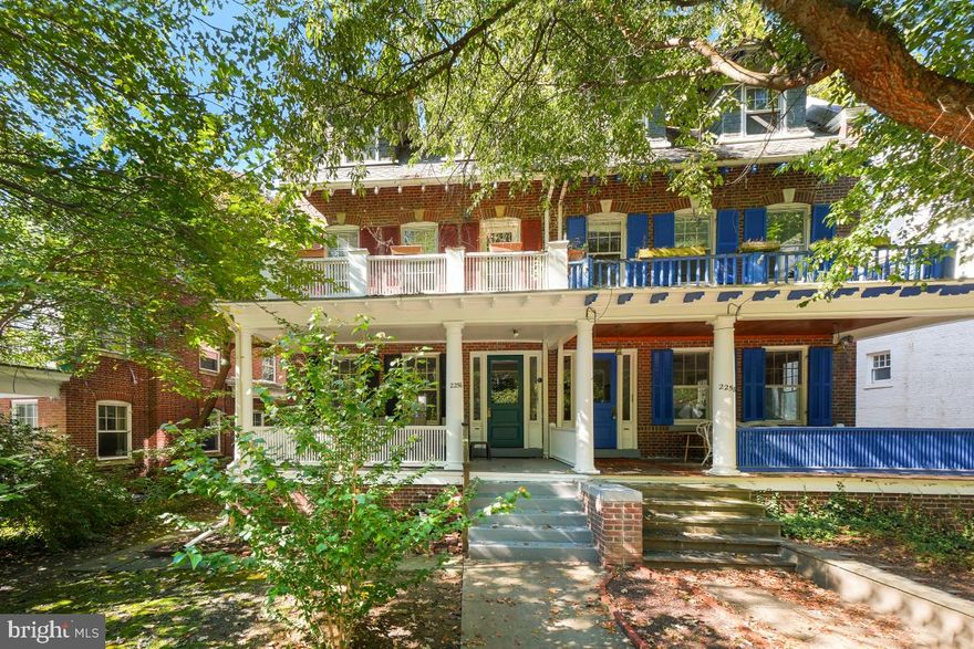 Spectacularly located across from Rock Creek Park - in coveted Woodley Park. Currently used as four unit - three units rented out. Beautiful 1909 porchfront - grand and rich in character. Full of sunshine, lovely large windows throughout, original wood floors, parking for two cars. One unit has a balcony overlooking park - truly appealing! Loads of space and potential.