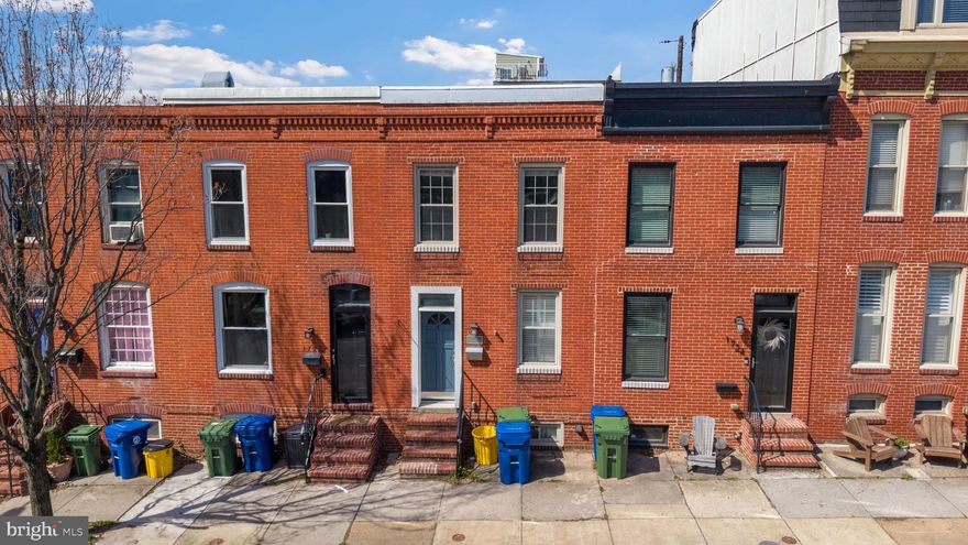 Welcome to 1726 Johnson St, a 2bd/2.5ba historic rowhome situated right on Riverside Park! If you are looking for size, space and proximity to all that South Baltimore has to offer, look no further! The massive open floor plan is perfect for entertaining and offers tons of natural light. A quintessential exposed brick wall offers charm and character and is the perfect back drop for your living room.  A dedicated dining area flows nicely to the spacious kitchen, which is appointed with large cabinetry, stainless steel appliances, granite countertops and a large island. The main level also offers a powder room for convenience.  Upstairs provides two generously-sized bedrooms, each with large closets, high ceilings and enough room to fit all of your furniture. The primary suite has an en-suite bathroom, equipped with a separate soaking tub, stall shower and double vanity. There are also hookups for laundry upstairs if you wish to have a washer/dryer on the bedroom level. The basement offers plenty of storage and upgraded utilities. Located right on Riverside Park, you can't get a better location for this price in South Baltimore!