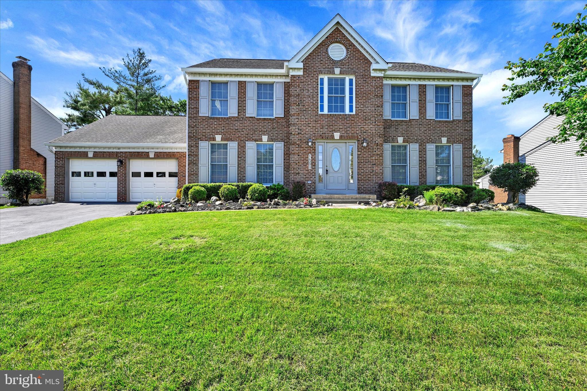 This stunning brick front colonial 4 bedroom. 3.5 bathroom and 2 car garage in Dufief Mill Estates! Meticulously maintained by the original owners, this spectacular model has one most beautiful homesites enter the home through the cathedral ceiling Foyer, Hardwood Floors and Crown Moldings throughout on Main and Upper level. The formal Living and Dining Rooms. Enjoy family gatherings around the wood burning fireplace in the generous sized Family Room. The kitchen, granite countertops, stainless steel appliances( new stove, new microwave and new dish washer), Upstairs, master bedroom, bedrooms and bathrooms( all new toilets) . Sliding French Doors lead you to the deck. The fully finished walkout basement has a non- confirming cozy room, a full bathroom and a large space. Replaced A/C (2024) and new gutters. The 2-car garage( new garage doors) and driveway offer plenty of space for extra parking. This wonderful home is convenient to shopping, restaurants , major commuter routes and Wootton School Cluster.