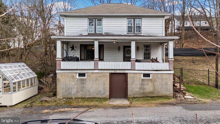 Welcome to 100 E Front Street in Lansford, a spacious and well-maintained home offering the charm of a historic residence with the comfort and space today’s buyers desire. Formerly a two-unit property, this unique home has been converted into a generously sized single-family home featuring over 1,800 square feet of finished space. With 3 large bedrooms, 1.5 bathrooms, a bright eat-in kitchen, and a formal dining room with exposed brick accents, there’s room for everyone. Original hardwood, durable laminate, and tile flooring add to the character and easy maintenance. The full walk-out basement includes two large storage areas, a workshop/mechanical room, and a sump pump. A meticulously maintained coal furnace and backup generator hookup provide reliable, cost-effective utilities. Outside, enjoy a fully fenced yard, covered front porch, and cul-de-sac location—perfect for quiet living. With very low taxes, put this finishing touches on this home! It is an excellent alternative to renting and a smart choice for first-time buyers looking to build equity. Conveniently located near local amenities, parks, and commuter routes, this home combines affordability with space, character, and long-term value.