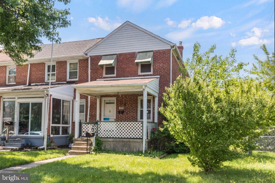 Rare opportunity to own a spacious end-unit townhome in a convenient Baltimore County location. This well-maintained home offers incredible potential and is ready for its next owner to make it their own. Featuring hardwood flooring throughout, tons of natural light, three spacious bedrooms, and two full bathrooms including one in the basement.

Enjoy outdoor space on multiple sides of the home, including a fenced-in rear yard, plus additional front and side yard space that comes with the end-unit layout. A private 2-car parking pad is located in the rear for added convenience.

The partially finished basement offers flexible living space and can easily function as a fourth bedroom, home office, or additional recreation area.

Ideally located close to shopping, dining, and easy access to I-695. A rare find with endless possibilities!