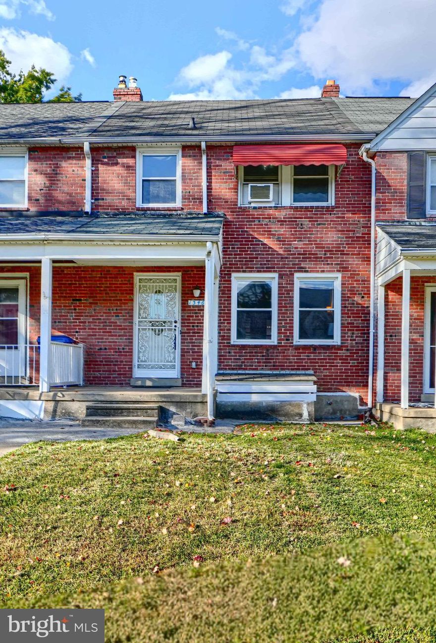 Great starter home in New Northwood awaits your creative touches. 3 bedroom brick colonial offers spacious room sizes, gleaming hardwood floors and many recent updates. New kitchen cabinets, sink, counter, range hood, refrigerator & ceramic tile floor. New gas furnace, chimney liner and laundry in basement. Convenient to Morgan State, Johns Hopkins, Loyola and Notre Dame Universities, the Enoch Pratt Free Library Northwood Branch, Northwood Commons and multiple Baltimore Link bus lines. Seller offering $2500 bathroom upgrade credit.