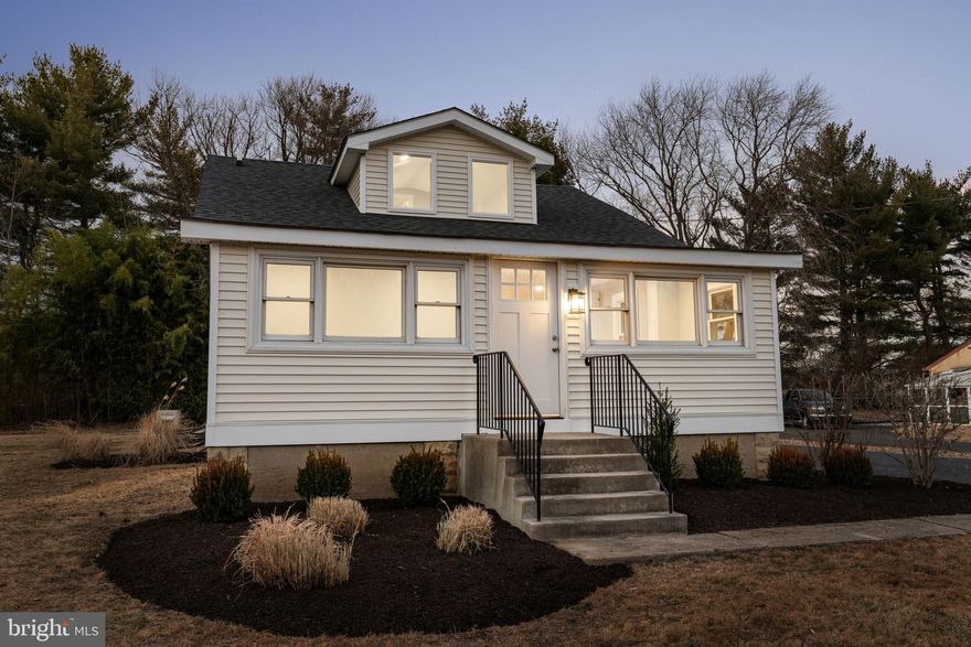 Welcome to 414 Hallowell Ave in Horsham Township!  Completely gutted and rebuilt, this residence presents itself as essentially new construction, offering a thoughtfully designed open floor plan.  The home features four bedrooms and two full bathrooms, complemented by abundant recessed lighting and the convenience of a first floor laundry room.  All major systems are brand new, including a five-zone split HVAC system, new plumbing to the street and a new 200-amp electrical service.  Additional upgrades include all-new insulation, drywall, trim and solid interior doors that are throughout the home.  The kitchen is appointed with granite countertops and new custom cabinetry, while sand-in-place hardwood flooring spans the first level.  The bedrooms feature new carpeting and both bathrooms have been fully renovated with new tile work and premium plumbing fixtures.  Situated on over a third of an acre, along a quiet street in the highly desirable Horsham location, the property also includes a detached two-car garage, new driveway and new concrete patio.  Exterior improvements include new siding, roof and windows.  Schedule your showing today before this one is gone!