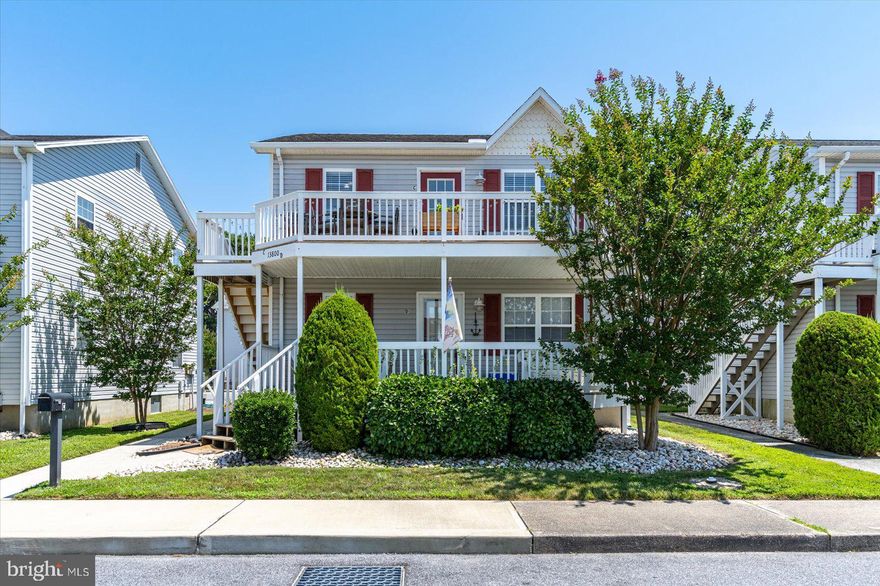 Do not miss out on this beautiful North Ocean City 2 bedroom/2 bath condo located perfectly in quiet Caine Woods. Inside features stainless steel appliances. New front load full size washer/dryer in 2020, new dishwasher in 2019. New water heater in 2019 and brand new HVAC in 2023. Beautiful dark laminate flooring throughout the living spaces and tile in the bathrooms and kitchen. All newer paint throughout. The decking and railings were all just replaced in 2023! This home comes with 2 parkings spaces and a shed large enough for 2 bikes and plenty of beach chairs and toys! There is also a larger partially floored attic with plenty of storage room. Just a couple blocks from the beach, Northside Park, and several playgrounds. This could be a perfect vacation get-a-way or a great rental opportunity, although it is currently not rented. Sit out on the new deck and watch the sunset or the fireworks every Sunday at Northside Park! Do not miss out on this MUST SEE HOME!!!!