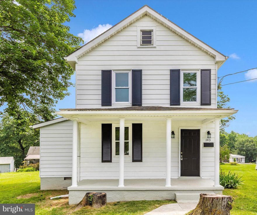 Active pending release .Don't miss this 3 bedrooms 2 full bath RENOVATED beauty brought up to today's standards of living. The home boasts all new flooring (LPV and carpeted upstairs bedrooms),  There is also an added first-floor bedroom, a completely new modern kitchen, modern light fixtures,  new windows, new HVAC with central air, new water heater and a spacious property. When I say completely new kitchen I mean, new. The kitchen boasts new cabinets, new fixtures, new disposal, new refrigerator, new stove, new dishwasher, and new flooring and lights.   The property is completely delightfully painted with today's favorite color palettes. Take time to view the open space across from the property, it would offer a decent place for a baseball game or a picnic!! Don't miss this property as YOU will enjoy many years of comfortable single family home living at this residence!