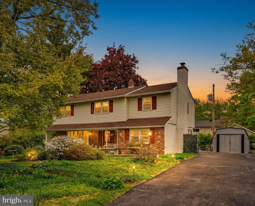 Welcome to a storybook Colonial in beautiful Blue Bell, where charm, space, and comfort come together in the most delightful way 🏡. From the moment you arrive, the inviting front porch and picture-perfect landscaping set the tone for something truly special 🌸. Step inside to a bright and cheerful foyer with gleaming hardwood floors that lead you into spacious rooms designed for both everyday living and joyful gatherings ✨. The sun-filled kitchen is the heart of the home, featuring a cozy eat-in space, gas cooking, a greenhouse window for happy plants, and soft recessed lighting that creates a warm glow 🌿. Just nearby, a convenient laundry room and powder room make daily life easy. The main level offers elegant living and dining rooms for special moments, along with a grand family room centered around a charming brick fireplace—perfect for cozy nights and happy memories 🔥. Upstairs, you’ll find five generous bedrooms, each offering comfort and space to relax. The primary suite is a peaceful retreat with its own private bath and large closet 🛁. Updated bathrooms shine with refreshed vanities and showers, adding a touch of modern sparkle. The finished basement is a wonderful bonus space—ideal for play, work, or quiet time—with a bright solarium window that brings in natural light. Need storage? You’ll love the floored attic with easy pull-down access 📦. This home has been lovingly cared for, with thoughtful updates including a Newer Roof (2019), HVAC (2022), Master Bath Vanity and Guest Bath Shower (2025) Master Bath Shower and Guest Bath Vanity (2022), and Interior Doors and Microwave (2025), giving peace of mind for years to come 🛠️. Set in a friendly, welcoming neighborhood known for its strong sense of community, this home offers not just a place to live—but a place to belong 🤝. Enjoy being close to shopping, dining, and everyday conveniences, all while tucked into a peaceful and picturesque setting. Come see this warm and wonderful home where every room tells a story—and your next chapter begins 🌟.