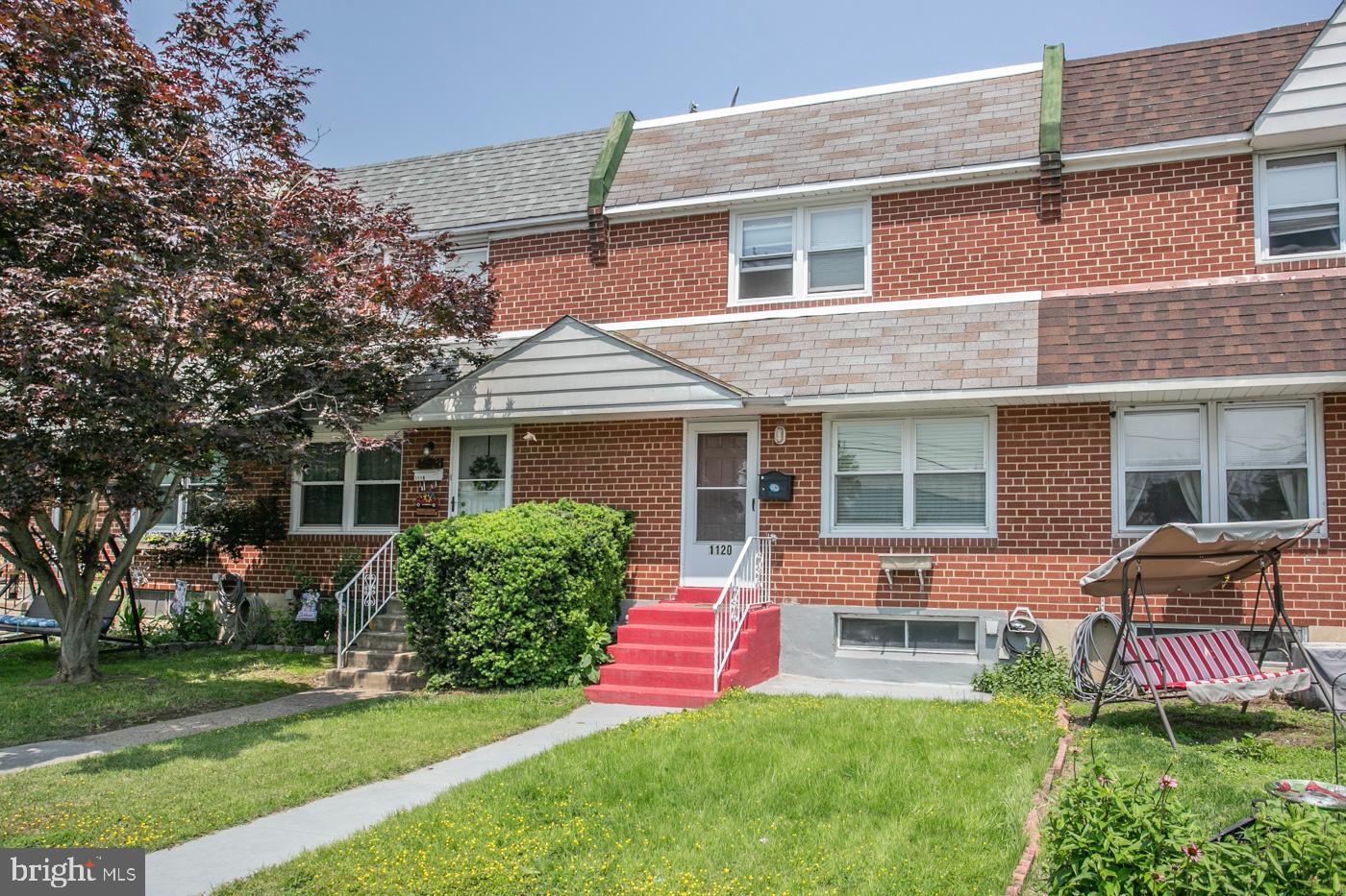 The bright red steps make for a cheerful first impression (and maybe even a mini red carpet moment) at this charming 3-bedroom, 1.5-bath home, located on a quiet street in the desirable Ridley School District. The main floor features a spacious living room, dining area, and an updated kitchen with modern finishes. Upstairs, you'll find three well-sized bedrooms, a renovated full bath, and a linen closet for added storage. The partially finished basement adds bonus living space, a laundry area, and a convenient half bath. Enjoy outdoor living in the enclosed back porch and fenced backyard—perfect for relaxing or entertaining. Additional highlights include off-street parking for two cars, a newer roof (2019), and a heater (2015). Whether you're a first-time buyer or an investor, this home is full of potential and just waiting for your personal touch!