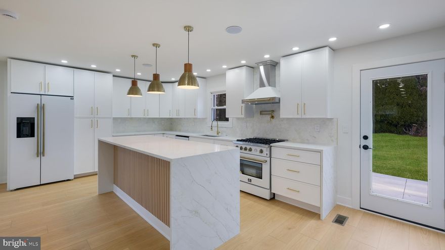 Beautifully renovated from top to bottom and absolutely stunning, this totally updated four-bedroom home offers modern comfort, exceptional style, and a spacious layout designed for everyday living and entertaining and is located in Albidale and the much after Lower Moreland School District.   Featuring four generous bedrooms and two-and-a-half baths, 1,000 square foot finished basement that , this home showcases all-new flooring, new windows, new kitchen, new bathrooms, new siding, new roof, new hot water heater, new electrical panel, new ductwork,  lots of recessed lighting,  high-end finishes, and thoughtful updates throughout.
Step into the inviting living area, where a lovely fireplace creates a warm focal point and opens seamlessly into the updated kitchen. Here you’ll find quartz countertops, abundant cabinetry, pot filler and a convenient breakfast bar—perfect for casual meals or hosting guests. The adjacent dining area offers ample seating and beautiful views of the expansive backyard, making it an ideal space for entertaining.  The laundry room is designed for convenience with built-in cabinets and plenty of space for keeping your family organized, plus a powder room located just steps away.  Upstairs, the spacious primary bedroom features a gorgeous bathroom with a double vanity and shower. Three additional large bedrooms share a full hall bathroom complete with a double vanity and a dedicated linen closet for added functionality.  The fully finished basement is impressively large—perfect for a home gym, playroom, additional storage, or an entertainment area.  Outside, the expansive backyard offers endless possibilities for play and relaxation and even includes a cozy fire pit for enjoying those chilly nights under the stars.  With its modern updates, thoughtful layout, and move-in-ready appeal, this home truly checks all the boxes.  This exquisite home is conveniently located near Aibidale Park, Mason Mill Park, Pennypack trail, Restaurants, shopping, major highway and trains to Center City and Trenton. With thoughtful design and finishes, this home offers everything you’ve been looking for – and more!!!!   Seller is offering a $2,000 credit to buyer if buyer uses the Seller’s preferred lender.