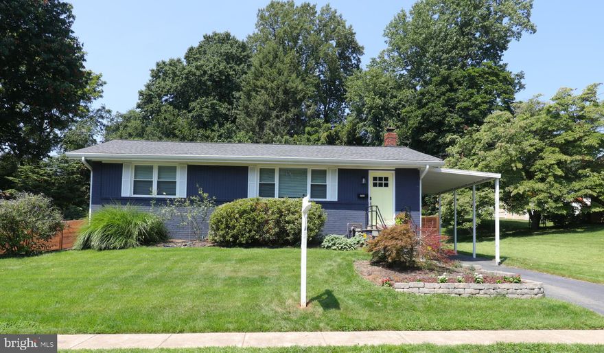 Welcome home to this charming, craftsman blue, brick rambler in the heart of Fairfax City. The property's private, idyllic, cedar fenced backyard is perfect for entertaining or just relaxing after work.  The stone patio is great for outdoor dining. The home's proximity to Fairfax City makes it easy to walk or bike to the myriad of parks, restaurants, and shops. If you are looking for main level living, this is the home for you. The welcoming main level has refinished hardwoods in the living room and dining area; fresh paint throughout the entire house. There are three bedrooms on the main level with an en-suite primary bathroom. The lovely galley kitchen leads out to a large sunroom looking out over the private backyard. The finished basement boasts new laminate flooring, large recreation room, study, home office space, and laundry room.  RECENT UPGRADES: 2021 - Water Heater; Fresh Paint throughout; Living Room Refinished Hardwoods; 2020 - New Roof; 2017 - Air Conditioning; Windows (excluding sunroom) 2016 - Cedar Fence.