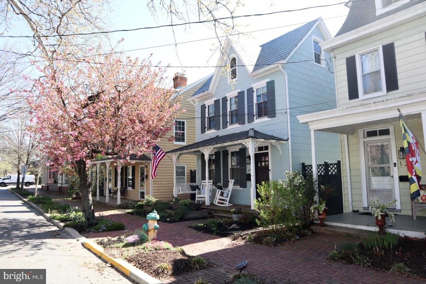 Welcome to 129 N. Queen Street situated in one of Historic Chestertown's most desirable and sought after locations. Nestled among multiple other restored and renovated residences, this home itself has  undergone a tasteful and remarkable transformation. The entire interior has been completely renovated over the past several years utilizing many new modern materials blended with some original existing charm of days before. Upgraded features include a new open floor plan with newer HVAC, new windows, renovated kitchen featuring maple soft close dovetail cabinets, stainless steel appliances strategically situated within the butcher block and decorative concrete countertops, new refreshing tiled bathrooms, a dream laundry room, and a primary bedroom with cathedral ceiling and exposed beams. Classic old school wood floors and antique banister retain the feel of yesteryear.  There is a quaint perfect sized rear yard, Three porches, a walk up attic for storage or fourth bedroom potential and much more!

Don't miss out on the opportunity to be a member of Chestertown's community with a short stroll to delicious restaurants, boutique shopping, art galleries, cultural festivals/concerts and especially Downtown's renowned farmers market, all of which is just one block from the scenic Chester River!