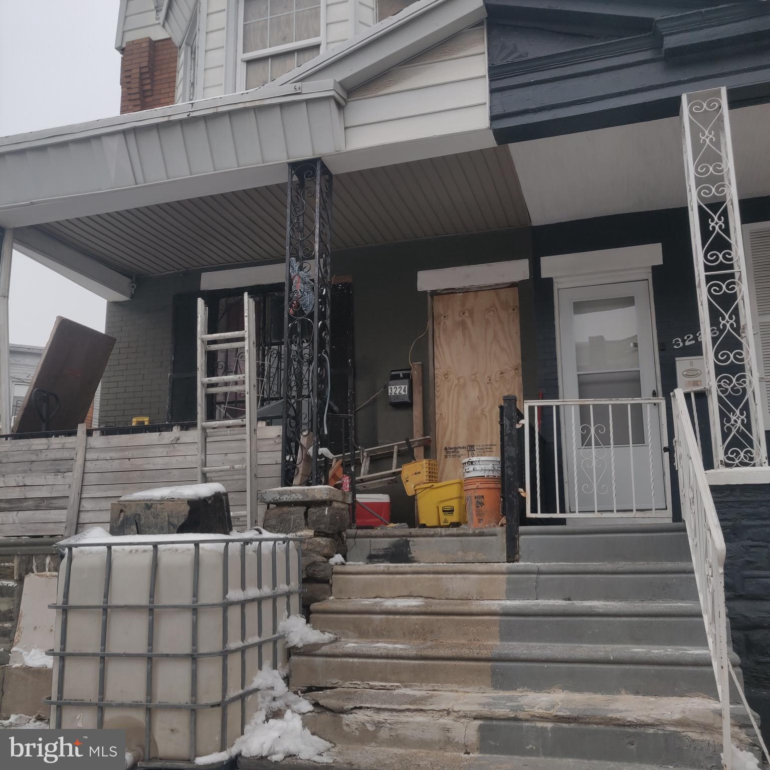 **KENSINGTON 3 BED/1 BATH END PROPERTY READY FOR RENO**The property is in fairly good condition, cleaned out and ready for work. . This house is being sold in as-is condition with buyer responsible for U&O/Phila Resale Cert. A deposit of $2,500 is due within 72 hours of a signed agreement of sale. Currently drive by only until 1/30/24 and instructions will be updated. It is suggested to use MBA Abstract for title. All offers will be presented.