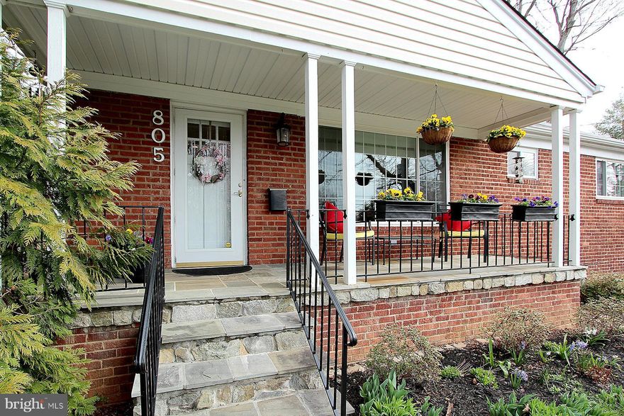 Fully renovated front porch rambler with lots of natural light in sought after South Four Corners community. Living room w/fireplace, dining room, expanded renovated kitchen, 3 bedrooms, sunroom and very spacious lower level family room, amazing full bath w/ heated floors and tons of storage. Flat backyard, patio and driveway.  Approx. 1 mile to the metro, close to parks and trails.