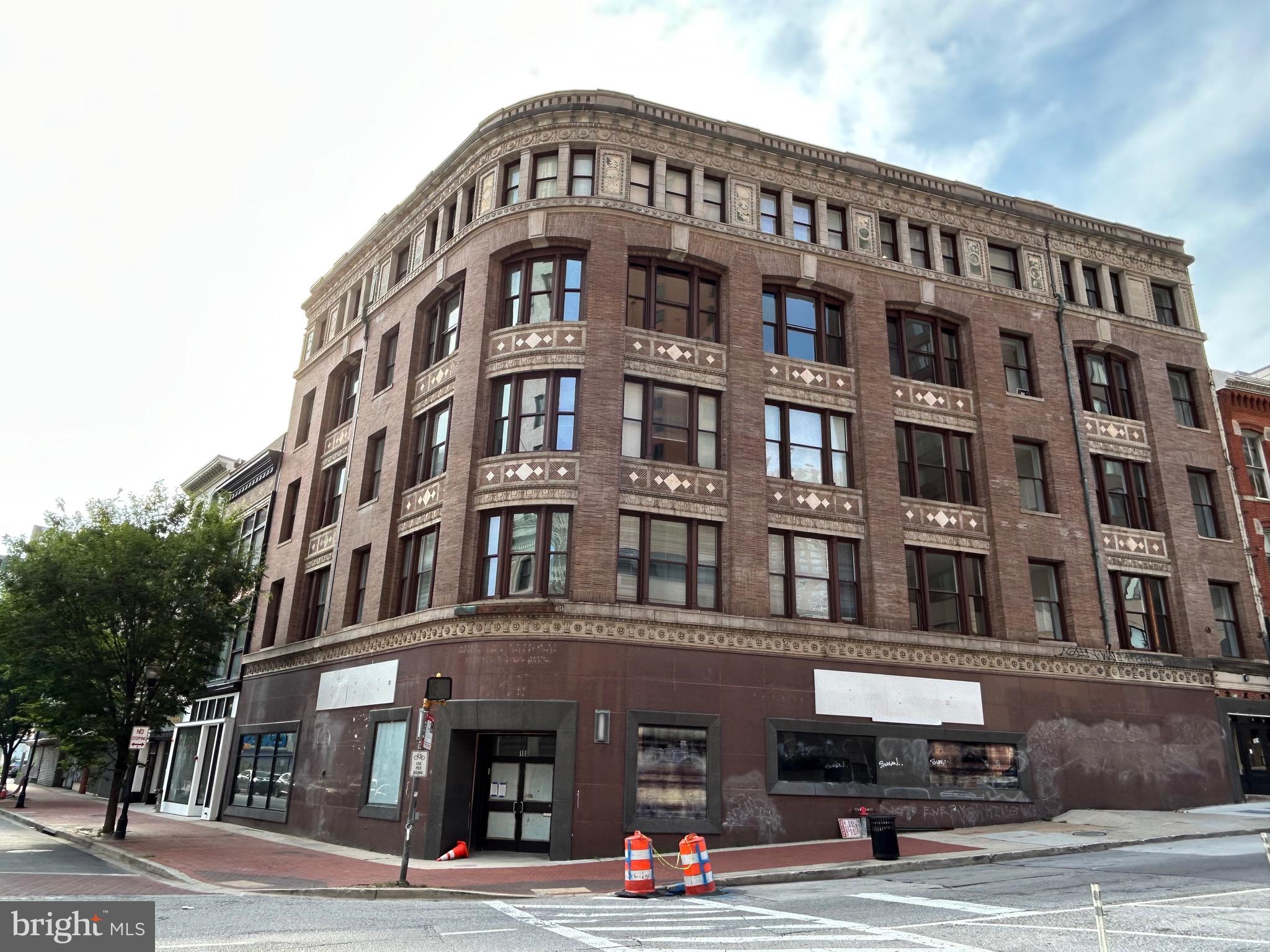 Welcome home to brand new 100 W. Lexington Street! This 39-unit property features a mix of street retail, loft style studios, one bedrooms, and 2-bedroom apartments with unique layouts to fit any taste. The location is ideal as its walking distance to the central business district, restaurants and shopping, MT Vernon, the Charles street corridor, a short bike ride to the University of Baltimore and the University of Maryland, and more. There are various units with sweeping views of the skyscrapers of the central business district and expansive views down liberty street towards the new CFG Arena. The building features high ceilings and lots of light, Stainless steel appliances, quartz countertops, all in one washer dryers, central AC, beautiful lighting, tile bathrooms, hardwood floors and more. The building was completely renovated with all new plumbing, electric, HVAC, sprinklers, elevator and more. Be the first to live in these wonderful apartments and get to choose from all the options! Prices range from $1,300 for a studio to $1,800 for a large 2 bedroom. Parking additional cost in area garages. Reserve your apartment now!