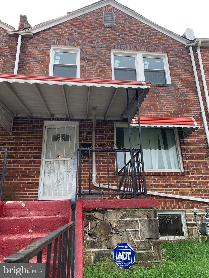 Welcome Home, put this home on your to see list and add this to you Real Estate Portfolio!  This all brick home boast 3 levels of living with 3 bedrooms & 2 full bathrooms with ceiling fans in each room.  NEW WINDOWS and HARDWOOD Flooring  installed in 2021.  The home has a covered front porch, rear deck off of the kitchen and a fenced in rear yard with a 2 car parking pad.  This home could be great for a home owner or investor just come and finish the basement & with a little sweat equity this could be an AWESOME property!  Do not delay check out this property today!