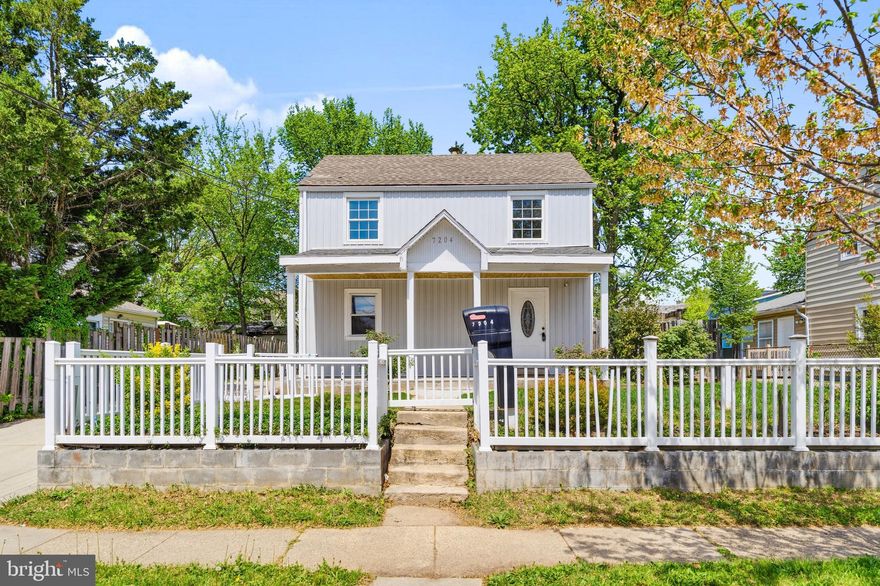 Welcome to 7204 E Inwood St, a charming single-family home nestled in the heart of Hyattsville, MD! This delightful 950 square-foot residence is the perfect blend of cozy and functional living. Featuring 3 bedrooms and 1 bathroom, this well-maintained home offers a comfortable layout that’s ready for your personal touch.

Step inside and discover a warm and inviting living area, complete with a cozy fireplace that adds to the home’s charm and character. The bedrooms provide peaceful retreats, while the central air conditioning ensures comfort year-round.

Outside, you’ll find even more to love! A welcoming porch offers the perfect spot to relax and enjoy the fresh air, while the fenced yard provides ample privacy and space for outdoor activities or gardening. 

This home’s thoughtful design, combined with its inviting atmosphere, makes it a true gem. Don’t miss this incredible opportunity to make 7204 E Inwood St your home. Schedule your showing today!