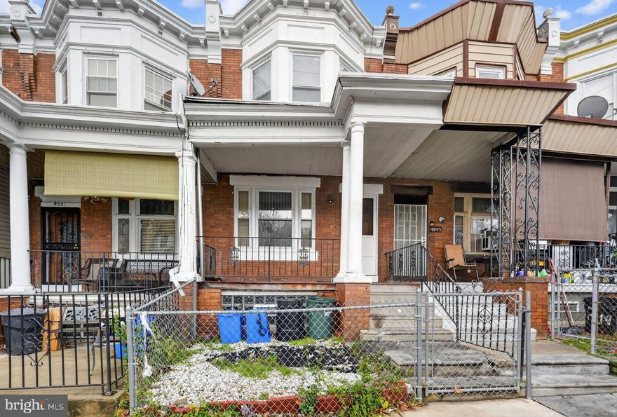 Opportunity knocks! Whether you're starting a family or looking to start or add to your investment portfolio, this home could be yours. Property is approximately 1406+ square feet, has 3 spacious bedrooms and 2 full baths. There’s a formal living and dining room along with an eat in kitchen off the cooking area.  Property is located in the Logan section of Philadelphia and priced to sell.  The park is down the block and Broad Street train station, and other public transportation is nearby.  Home being sold "as is". Buyer responsible for all local and lender requirements, certifications and inspection. Don’t miss this!!!