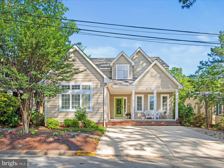 Welcome to this beautifully maintained coastal home, ideally located just three blocks from the ocean in a quiet and private neighborhood. Built in 2001, this 4-bedroom, 3.5-bath residence also includes a flexible den/office that can easily serve as a fifth bedroom—perfect for guests. Proudly owned by the original owner and never rented, the home features a bright, open living area with a lofted ceiling and gas fireplace, a generous dining room, and a spacious kitchen with ample storage and functionality. Step outside to a fully fenced backyard with a large flagstone patio—ideal for outdoor entertaining or quiet relaxation. Additional highlights include a laundry/mudroom with a separate entrance and convenient access to the outdoor shower. Whether you're seeking a full-time residence or a relaxing beach retreat, this home offers the best of coastal living just minutes from the boardwalk, shops, restaurants, and more.