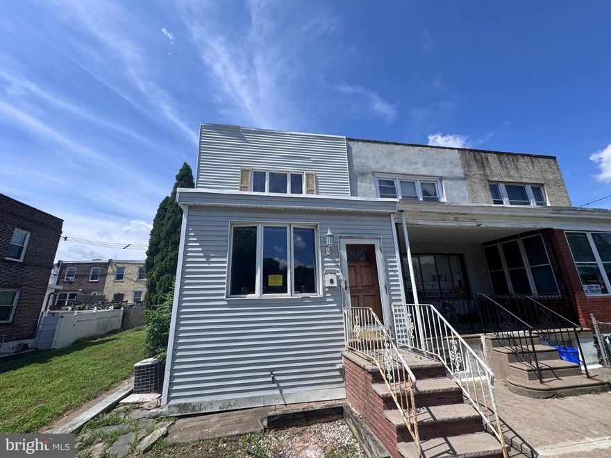 This 3-bedroom, 1-bath twin offers strong potential and a prime location—situated directly across from a Elmwood Park. 
With a rear addition and private deck, this home already has a great layout and footprint, ready for the right vision to bring out its full value.
The property features three well-sized bedrooms, a full bath, and extended living space that can be tailored to suit a variety of needs. The rear deck offers a great opportunity for outdoor living or entertaining. 
Located near public transportation, schools, shopping, and major commuter routes, this home is perfectly positioned for long-term rental income or resale value. A solid investment for those looking to add to their portfolio in a rapidly developing area.