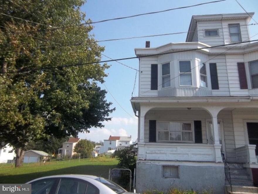 Also includes adjoining parcel Tax ID # 08-09-0135 in East Norwegian Township. This spacious home is sited on almost a quarter acre of land. Its close proximity to recreational area adds desirability. Front & rear porches for warm weather enjoyment. No walk thru bedrooms. Attic could be an additional room (unheated). Generous room sizes. Add your touches to restore its beauty.  Mailing Address Continued: Port Carbon  Color: White  Amp: 100