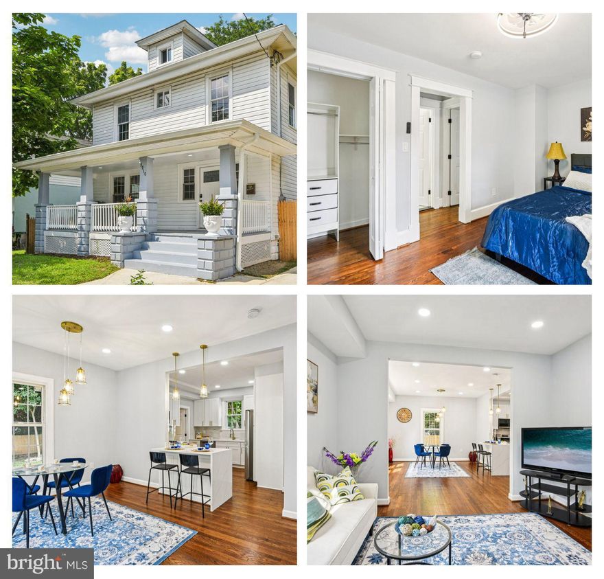 Move-in ready and thoughtfully updated, this Brentwood home delivers the space, flexibility, and modern systems today’s buyers are searching for just minutes from Washington, DC, Hyattsville, and Mount Rainier.
The main level features restored hardwood floors, tall ceilings, and an open layout that flows seamlessly for everyday living and entertaining. A bright chef’s kitchen anchors the space with quartz countertops, generous cabinetry, and stainless steel appliances designed for both style and function.
Upstairs, the owner’s suite offers a true retreat with a spa-inspired bath featuring a soaking tub, dual vanity, and walk-in shower. Two additional bedrooms and a full hall bath complete the upper level, providing a well-balanced layout rarely found at this price point.
The fully finished lower level significantly expands the home’s versatility with a private entrance, additional living area, kitchenette, full bathroom, and flexible rooms ideal for guests, extended living, home office use, or media space—making this one of the most functional lower levels in the area.
Major system upgrades include new electrical, plumbing, insulation, and dual-zone HVAC, offering modern comfort and long-term peace of mind. Outside, enjoy a private fenced backyard, off-street parking, and a residential setting with convenient access to Route 1, Green or Red Line Metro, the Arts District, and multiple commuter routes into the city.
For buyers seeking space, flexibility, and value close to DC this home stands out.