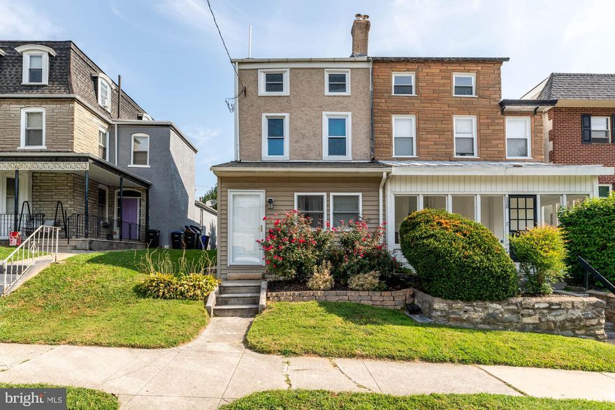 Step inside this charming first-floor open floor plan home, where comfort and practicality come together beautifully. Gleaming hardwood floors flow throughout the main level, creating a warm and inviting atmosphere. A front mudroom offers everyday convenience, while a powder room adds a thoughtful touch for guests. The spacious kitchen is a true highlight — featuring beautiful cabinetry, a tiled backsplash, and quartz countertops that combine style and function. It’s the perfect space for cooking, gathering, and making memories. Upstairs, you’ll find three comfortable bedrooms, including a primary suite complete with its own en suite bathroom — your private retreat at the end of the day. The laundry room is thoughtfully designed with extra space that can serve as a flex room — ideal for a home office, or workout nook.  Enjoy the outdoors with a great backyard, perfect for relaxing, gardening, or hosting friends. Additional features include off-street parking and central air for added comfort.
Located across from Mary Wood Park, this home is walkable to the train and just a short stroll to downtown Conshohocken, offering the best of neighborhood charm and small-town convenience.