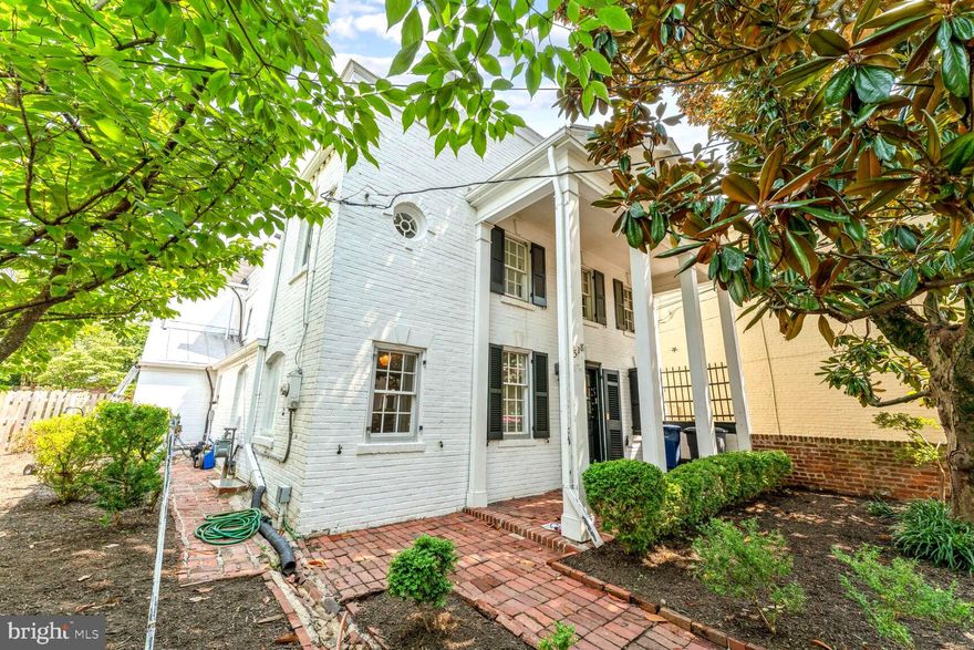 518 S Fairfax Street is on the market for the first time in 66 years. This is an extremely rare opportunity to own a single-family brick home on a charming and quiet street in the heart of Alexandria’s Historic District. This unique property occupies two spacious lots. The main level has a double living room, each with a fireplace, dining room leading to the kitchen and a spacious family room with laundry closet. The second level has four bedrooms, an office and a sewing room. The primary bedroom shares a full bathroom with the contiguous bedroom. Two closets, a full bathroom and a powder room are located in the hallway. A newer guest house with plumbing and electricity is situated at the back of the property. For convenience and walkability, this is the perfect location. The scenic Potomac River is less than two blocks away. Around the block is a park, neighborhood grocery store and, within easy walking distance, you can enjoy King Street and its numerous shops and restaurants. It is also located less than 10 miles from Washington DC, and less than 5 miles from Reagan National Airport. A new HVAC system has been installed, and a fresh coat of paint has been applied throughout and the lawn, gardens, and hedges have been recently tended to. The home is being sold “as is.”