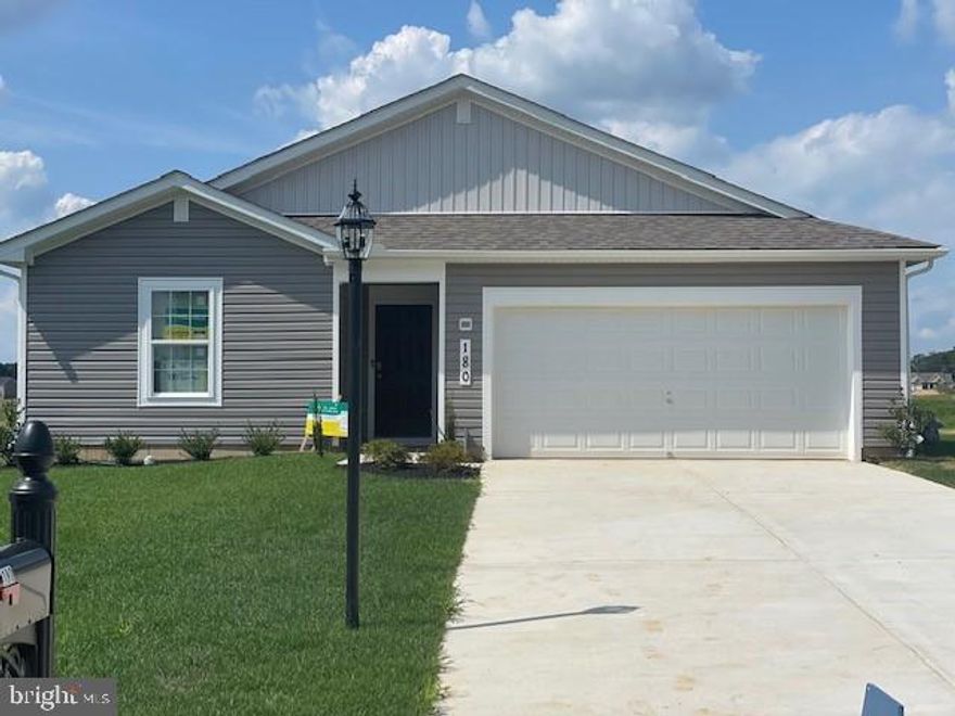 Main Level Living Move In in May 2022. Introducing our Neuville! Our 4 bedroom 2 bath rancher is designed with functionality and space in mind! An open kitchen with beautiful granite counter tops, stainless steel appliances, hard surface flooring and ample room for a large dining room table in your eat-in kitchen! Double vanities in Owners bathroom, Blinds, washer and dryer included and 9ft ceilings, you'll appreciate the beautiful options that are all included in the price! Turn Key Ready with smart home features, this home won't be available for long! Set up a tour today! *Photos for reference only and not of actual home*