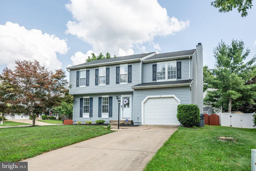 Welcome to Spring Lake Farm! This 3-level colonial is perfectly situated on a fenced corner lot, offering both privacy and a charming community atmosphere. Updates include appliances, flooring, roof and siding 2017, Trane HVAC 2016, and water heater 2019.
As you step through the main entrance, you'll be greeted by a living room or office, providing the ideal space for work or relaxation. A formal dining room is close by, ready to host your most memorable gatherings.
The heart of this home is the kitchen. Featuring a central island, stainless steel appliances, and the latest in modern technology, including a smart refrigerator with seamless integration to the Ring doorbell – all at your fingertips by simply tapping the front panel of the fridge.
The kitchen seamlessly flows into an inviting eat-in space, which in turn opens up to the cozy family room with a welcoming fireplace. For those who enjoy the outdoors, a door off the kitchen leads to an expansive deck overlooking a private, fully fenced backyard, complete with a handy shed for your storage needs.
Venture upstairs, and you'll discover four spacious bedrooms, offering plenty of space for everyone. The primary bedroom is a sanctuary in itself, boasting a generous walk-in closet and an ensuite bathroom. Pamper yourself in the ensuite bathroom, featuring a dual vanity, a soothing soaking tub, and a separate shower.
The lower level of this home features a versatile recreation room, a full bathroom, and a private den that can be tailored to your needs. Additional storage and a laundry area are also located in the basement, and a convenient exit door leads you to the backyard. 
Spring Lake Farm neighborhood has it all – from the convenience of nearby shopping and restaurants to schools nearby and easy access to commuter lots. Embrace an active lifestyle with neighborhood walking paths, bike trails, a lake, and well-maintained playgrounds for fun.
This property is the perfect blend of comfort, style, and functionality, offering you the quintessential suburban living experience you've been searching for. Don't miss the opportunity to make this incredible home yours – schedule a viewing today and imagine the possibilities of life in Spring Lake Farm!