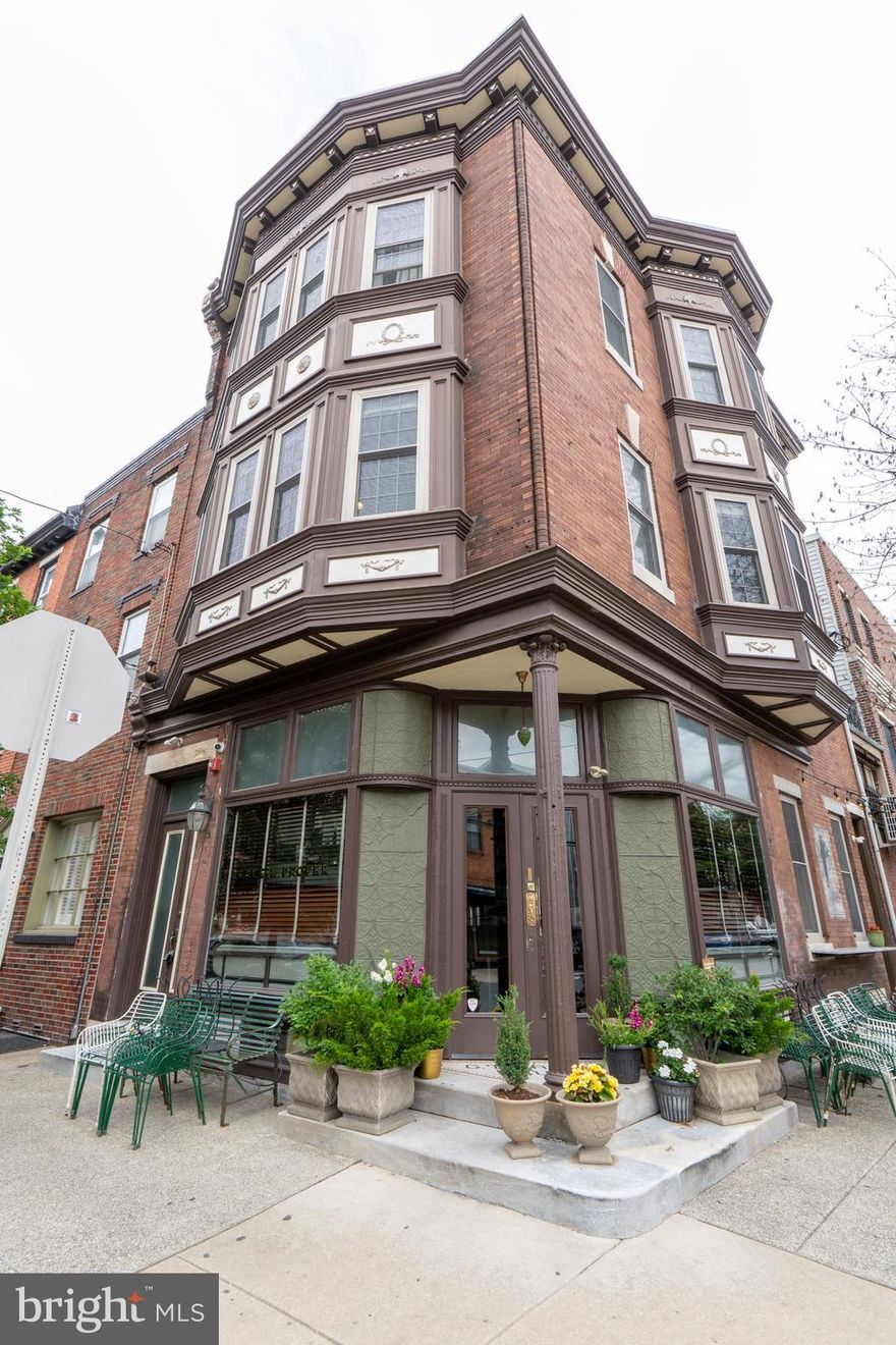 Look no further, this bi-level Bella Vista/Italian Market Area unit is waiting for you! Amazing unit that you will want to call home.  Kitchen equipped with stainless steel appliances, granite counters and large breakfast bar, farm sink, and rich cabinets.  There are original hardwood floors throughout.  Natural light through the tons of windows in this bright corner property.  Very spacious with central a/c, recessed lighting and modern light fixtures.  Also, a large private deck off main living level.  There is a 1/2 bath w/ modern fixtures. Two bedrooms on 2nd floor and a marble bath including a linen closet, double-basin vanity and subway-tiled shower. Plenty of closet space in the bedrooms.  Also, a washer and dryer on that floor as well.  Great walking area for shopping and restaurants.  Don’t miss this one it will not last long.