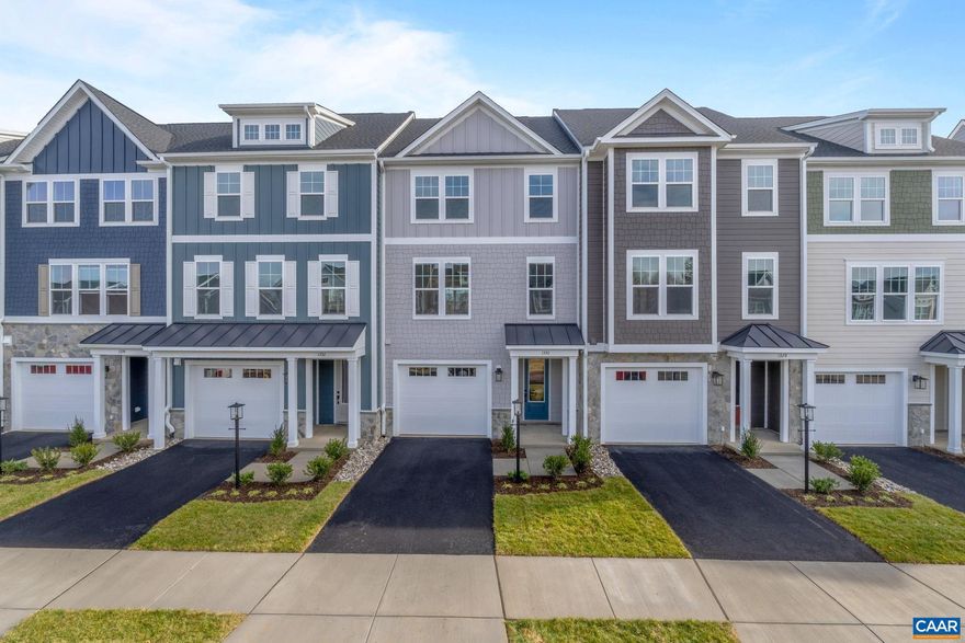 This Holly townhome is located in the Brookhill neighborhood, a peaceful, wooded setting just off Route 29. The bright, open layout features a spacious galley kitchen, maintenance-free deck, and attached 1-car garage with extra storage. The first floor includes a flexible rec room and half bath, offering space for a home office, workout area, or casual living room. This home is scheduled for completion in Fall 2026 and is being built from the ground up, giving buyers the rare opportunity to visit the design studio and personalize finishes before construction is complete. Residents will enjoy access to parks, walking trails, tennis courts, tot lots, and more. Photos are similar and may show optional features.,Granite Counter,Painted Cabinets