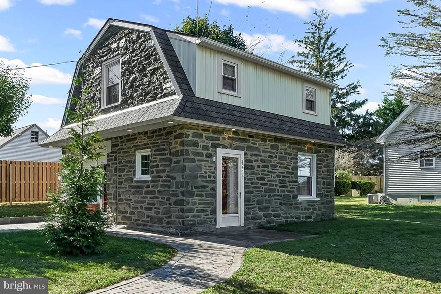 Cute and Cozy Stone Cottage Home in Excellent Condition. Brand New Kitchen with white cabinets, quartz counters, under cabinet lighting, and stainless steel appliances. The first floor has new luxury plank flooring, and the second floor is all hardwood flooring. The interior was just freshly painted, and the bathroom has been updated. The driveway can accommodate 4 vehicles, and the yard space and patio are spacious. There is no basement, but the large outdoor shed provides ample storage. The property is conveniently located close to everything Newtown Square has to offer, including the Town Center at Ellis Preserve with restaurants, shopping, beverage establishments, Parks, and Schools. This turn key home is in move in condition, and is economically priced for a single home in Newtown Township.