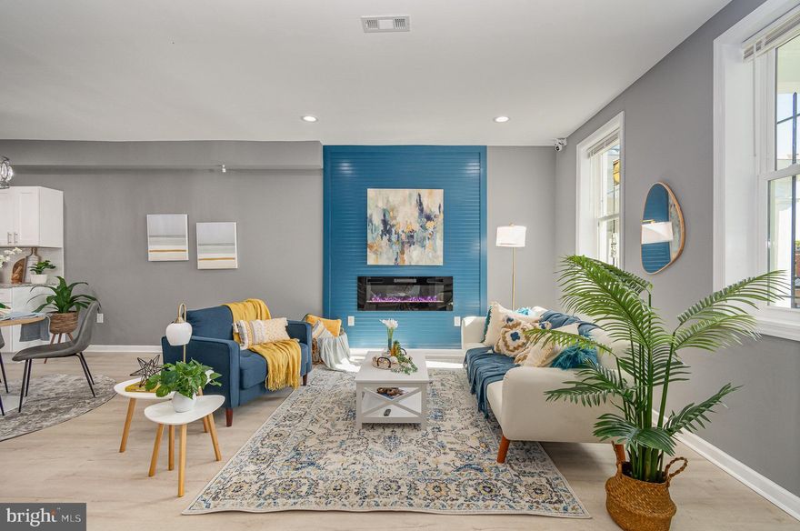 *  *  * SELLER IS OFFERING CLOSING COST ASSISTANCE - 5K WITH FULL PRICE OFFER *  *  *  Time to come and view this gorgeous, newly renovated home on Edmondson Ave. This home is ready for it's new owner!  Bonus, this home has a 2 cars space private parking with a brand new concrete driveway in the rear with a full privacy fence. Top to bottom renovation including a finished basement. Open concept kitchen features, granite countertops, modern light fixtures with all new stainless steel appliances to make this home more elegant. Main level is extremely spacious, and has a half bath for guests. Also, an accent wall with an electrical fireplace in the living room. Basement is completely finished as has a guest room with  full bathroom and washer and dryer included. Also, basement has a  private independent entrance walking out to the rear driveway  making this space easier to rent out if you want to generated an additional income. The top level features three bedrooms, and two bathrooms, one of which is ensuite to the primary bedroom at the front with an walking closet. New carpet and flooring throughout the entire house!  The fantastic quality of work shines through on this renovation and it is one you won't want to miss. This one will be gone FAST.