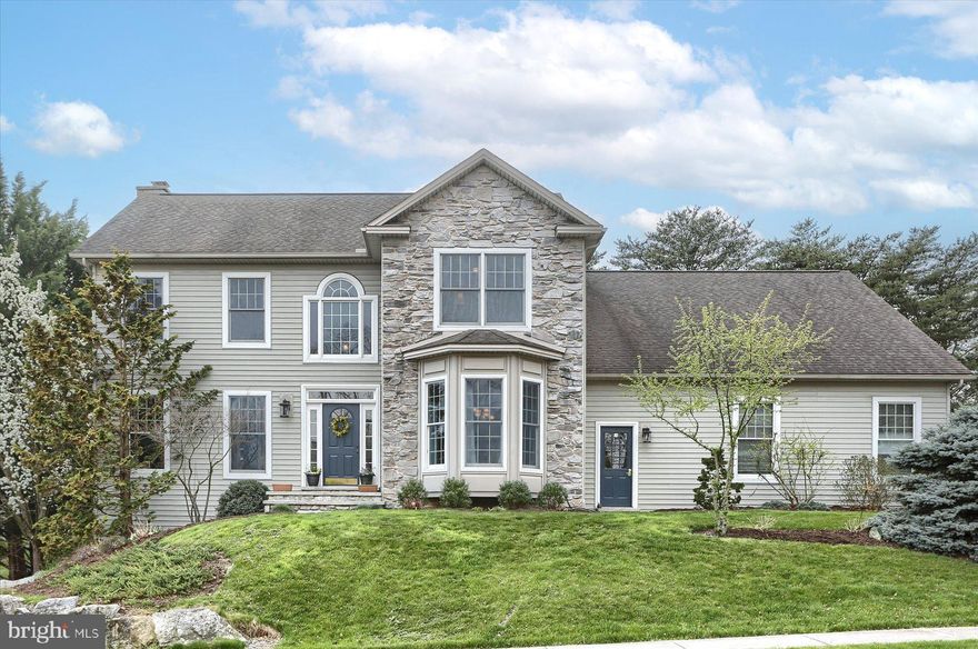 All offers are due by Sunday, April 16, 2923 at 8 PM.   Captivating two story traditional home with 4 Bedrooms and Walk Out Finished lower level! Lovely, quite neighborhood, close to shopping but with a country- feel. The grand foyer makes a statement as you enter this elegant, but friendly home. Formal Dining, and Living Room are to your left and right, off the Foyer.  A warm family room with fireplace, and kitchen with a breakfast area and gourmet kitchen awaits as you walk down the main hallway. New appliances, quartz countertops, and new carpeting on the 2nd floor!  A convenient laundry room is off the mudroom near the attached garage. 
Upstairs offers an owner suite, with full bath with soaking tub, dressing area and shower. Three other bedrooms which give ample space, especially one bedroom that is  extra large  (20' x 14') which could be used as a bedroom, media or play room!  The walk out basement is finished and offers additional space for recreation, living or entertainment.  Truly this large 4 Bedroom house can be your "Forever Home!"