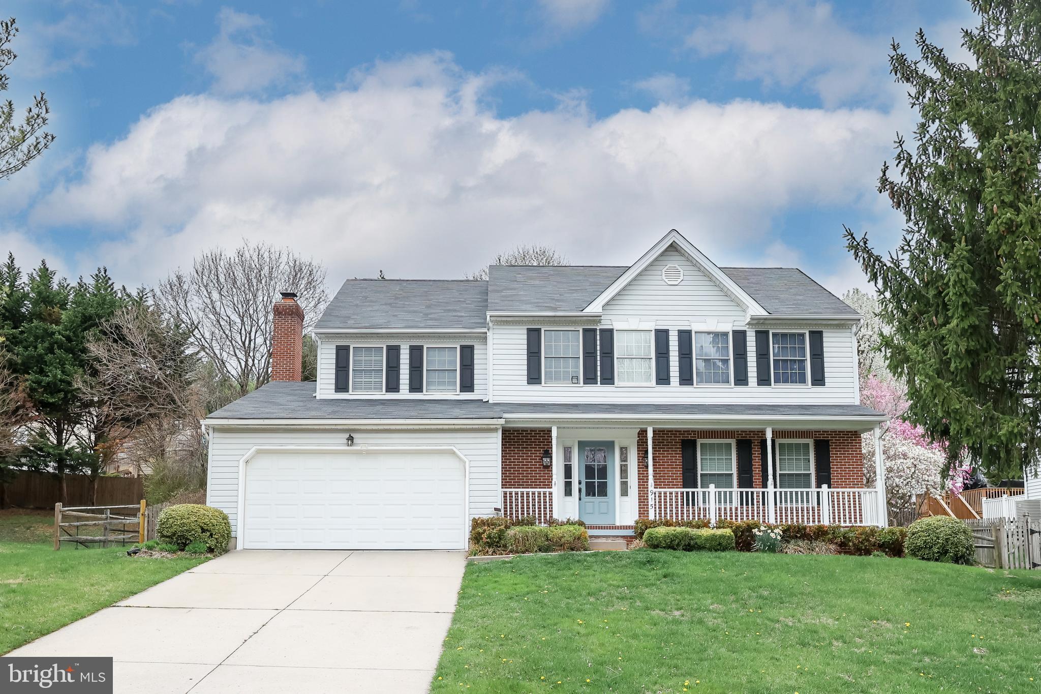 Your Search is Over! Step into this center hall Colonial style 4BR, 2 full bath, 2 half bath, tucked away in a quiet cul-de-sac. This home offers a perfect combination of comfort and functionality, making it ideal for modern living. Large formal Living and Dining Rooms are perfect for entertaining. Well equipped Kitchen highlights upgraded stainless steel appliances, including a Bosch dishwasher, GE Profile range and refrigerator. Luxury vinyl plank floors, granite counters with a spacious island, recessed lights, and large pantry with plumbing connections for an optional addition of a butler pantry or wet bar, help make this Kitchen complete. Relax in the open Family Room and enjoy the ambience offered by the masonry wood burning fireplace. Easy access from this room to the backyard patio and fenced yard. Primary Bedroom boasts Cathedral ceiling and Primary bath with double vanity, luxury vinyl plank floor, and convenient laundry location. Lower Level is Fully finished, currently set up for a home theatre with 100 inch screen, half bath, Flex room for extra home office potential, and exit door in rear to areaway stairs. Brand new carpet on stairs and on upper level (April 2025). 2 Pellet stoves offer alternate source of heat. Minutes to gas stations, grocery stores, restaurants and downtown Bel Air. Move-in ready! Don't miss the opportunity to make this stunning property your own! Contact us today for a viewing.