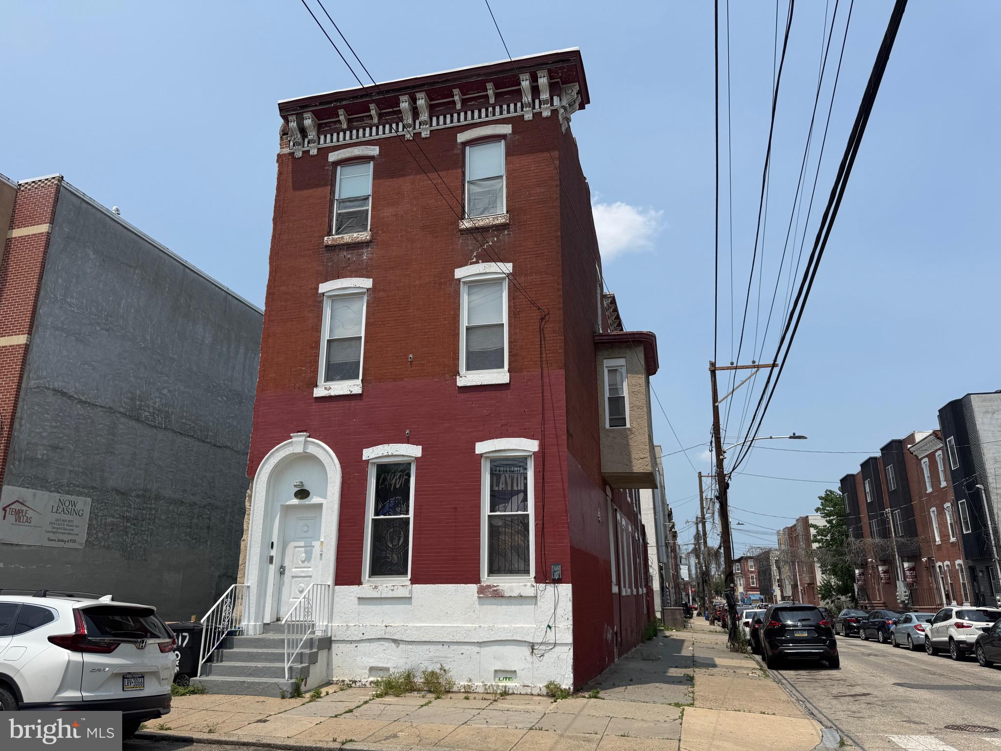 1617 W Oxford St is a fantastic investment opportunity located just two blocks from Broad Street and Temple University. The property features three units which are currently occupied and generating a monthly rent of $4,265. The first unit is a four-bedroom, two-bathroom apartment with a private yard that is currently rented out for $1,600 The second and third units are both three-bedroom, one-bathroom apartments with monthly rents of $1,415 and $1,250, respectively. All units are spacious, bright, and comfortable, featuring tiled kitchens with full-size appliances and modern, stylish bathrooms. The bedrooms are carpeted and vary in size. There is a shared laundry room in the basement of the property, which includes two washers and a dryer. The property is conveniently located near public transportation, with the Cecil B Moore stop on the Broad Street subway line just two blocks away. 1617 W Oxford St is a fantastic investment opportunity located just two blocks from Broad Street and Temple University. This triplex is a great opportunity for investors looking for steady income. Schedule a tour today!