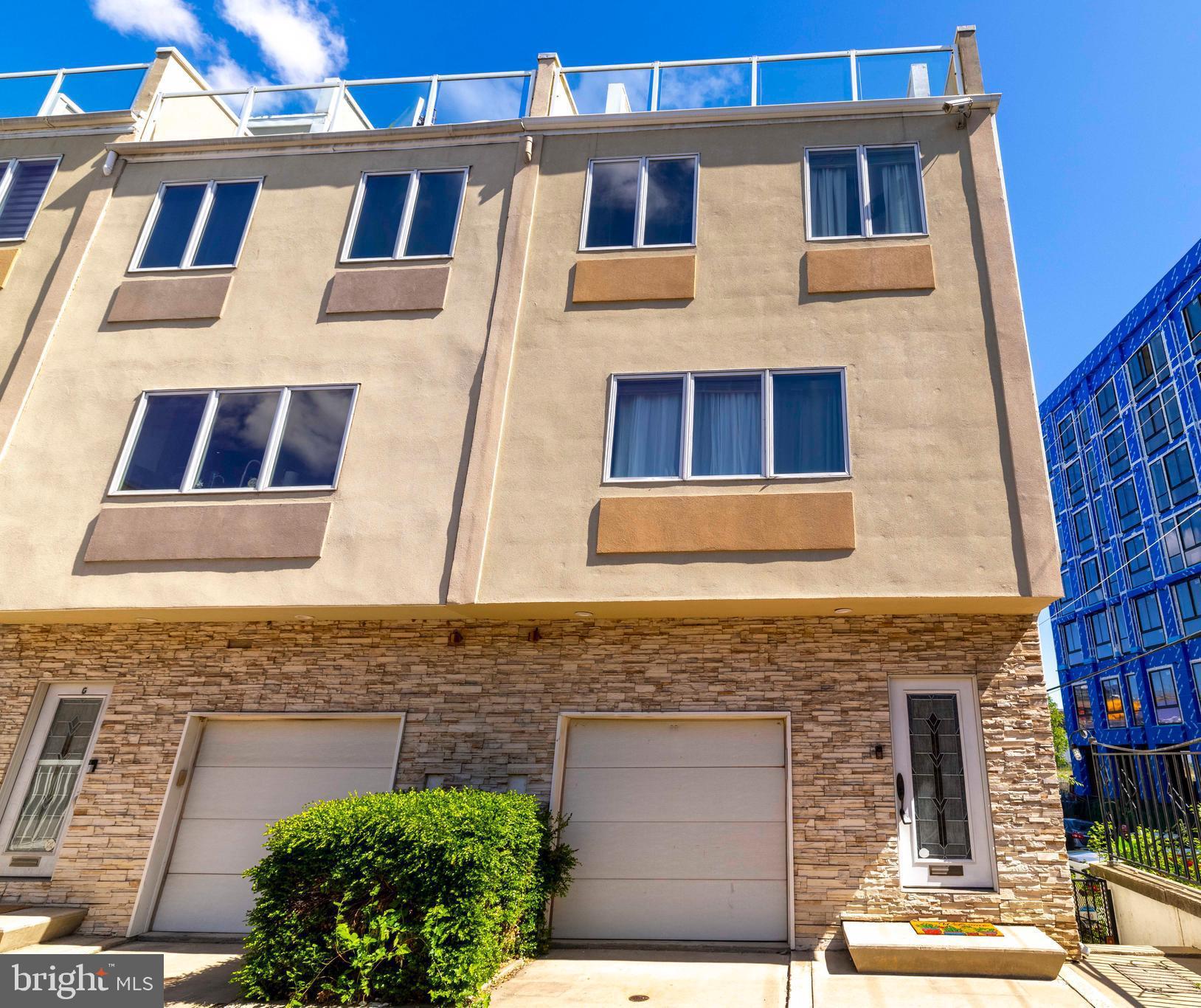 Looking for a house with an impressive floor plan, dedicated parking and outdoor space with low taxes in the highly desirable Alexander Adaire Elementary School catchment? Look no further, 919 N Front St #H has all that within a small, gated community. This 3-bedroom, 2.5 bathroom townhome spans over 2,700 square feet. Enjoy all the benefits of being the end townhome - extra parking and windows (Low-E double pane to be exact) to let in an abundance of natural light. Your future home is tucked away from the bustling city and gated access ensures you will come home to your own parking spaces every day (1 car garage + 2 driveway spaces). You also get the benefit from two outdoor spaces - a spacious deck with partial skyline views, and a private 1st-floor patio with a dedicated gas line for your grill. Your home also features an open first floor that can be converted into an office, 4th bedroom, or even a workout room. The second floor is an open concept that features the kitchen, family and dining room, perfect for entertaining guests. The 3rd features two bedrooms, full bathroom and laundry. The home is rounded out with a primary suite featuring a full walk-in closet, en-suite bathroom and direct access to your private deck. Situated in a highly coveted location, this home is just a short stroll away from the vibrant Piazza, Brooklyn Bowl, The Fillmore, Brooklyn Brewing Company, an array of great restaurants and bars, shopping destinations including a brand-new Sprout Market around the corner, and convenient transit options including multiple Indego Bike Stations. Its central proximity grants swift access to I-95, Delaware Avenue, 76, and the Ben Franklin Bridge, ensuring effortless commuting and exploration of the region. Upgrades include updated roof (2024), new private patio (2021), added 3rd floor bedroom and den (2020), and full stucco remediation (2019). The current owners love this home and they are excited for the next fortunate buyers to create their own memories within this extraordinary space.