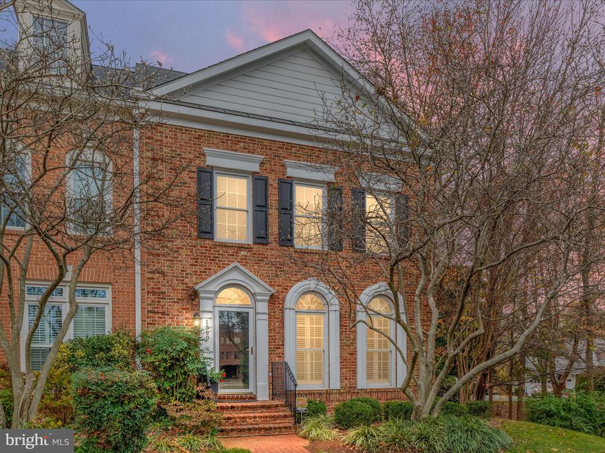 Discover this immaculate, spacious end-unit nestled in the heart of McLean! With more room than meets the eye, this beautifully updated home is designed for both entertaining and comfortable living. The main level features an elegant formal living and dining area, a fully renovated kitchen with a large island, quartz countertops, glass backsplash, and stainless steel appliances. The open kitchen flows seamlessly into a warm family room with a gas fireplace and a bright breakfast nook that leads to a private patio through sliding glass doors.

Upstairs, the expansive primary suite offers a cozy sitting area, two walk-in closets, and a luxurious bath with designer tile, dual vanities, a frameless glass shower, and a soaking tub. The second bedroom, filled with natural light, includes its own private bath. An additional bedroom suite, located above the garage, serves perfectly as an in-law or au pair suite, complete with a full bath and walk-in closet.

The lower level boasts a large recreation room with egress windows for ample natural light, a full bath, a versatile bonus room that could serve as an office or guest area, and a laundry area with extra storage. Beautiful hardwood floors run throughout, and the entire home has been freshly painted. Located just blocks from shops, restaurants, and parks, and within the sought-after McLean High School Pyramid.