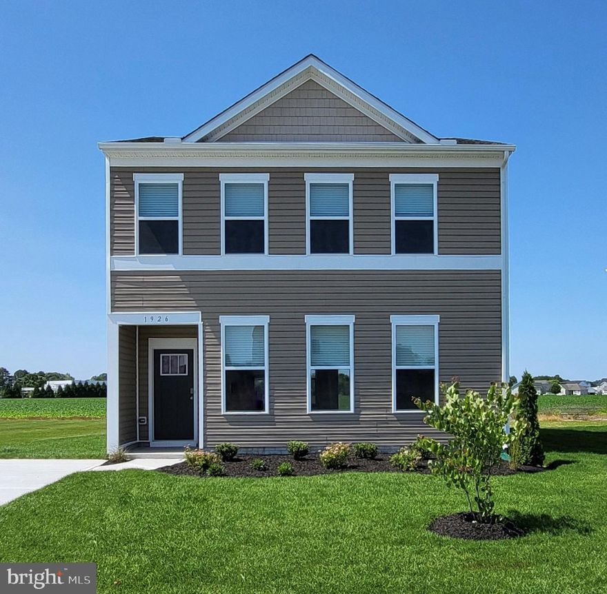 A new two-story single-family home, in Pocomoke City, this 1,530 square foot open-concept Lincoln offers three bedrooms and two and a half bathrooms. As you enter the home the inviting foyer offers a coat closet and access to the spacious living area and kitchen. The well-appointed kitchen and dining room boast crisp gray cabinetry, an oversized island, a pantry closet, and stainless steel appliances making family gatherings effortless! Upstairs, the first bedroom has a walk-in closet and a modern bathroom with a double bowl vanity and shower. The two additional bedrooms share the second full bathroom and the laundry closet is tucked away by the stairs. The Lincoln includes a white window treatment package and the exclusive Smart Home® Package giving you complete peace of mind living in your new home. Pictures, photographs, colors, features, and sizes are for illustration purposes only and will vary from the homes as built.